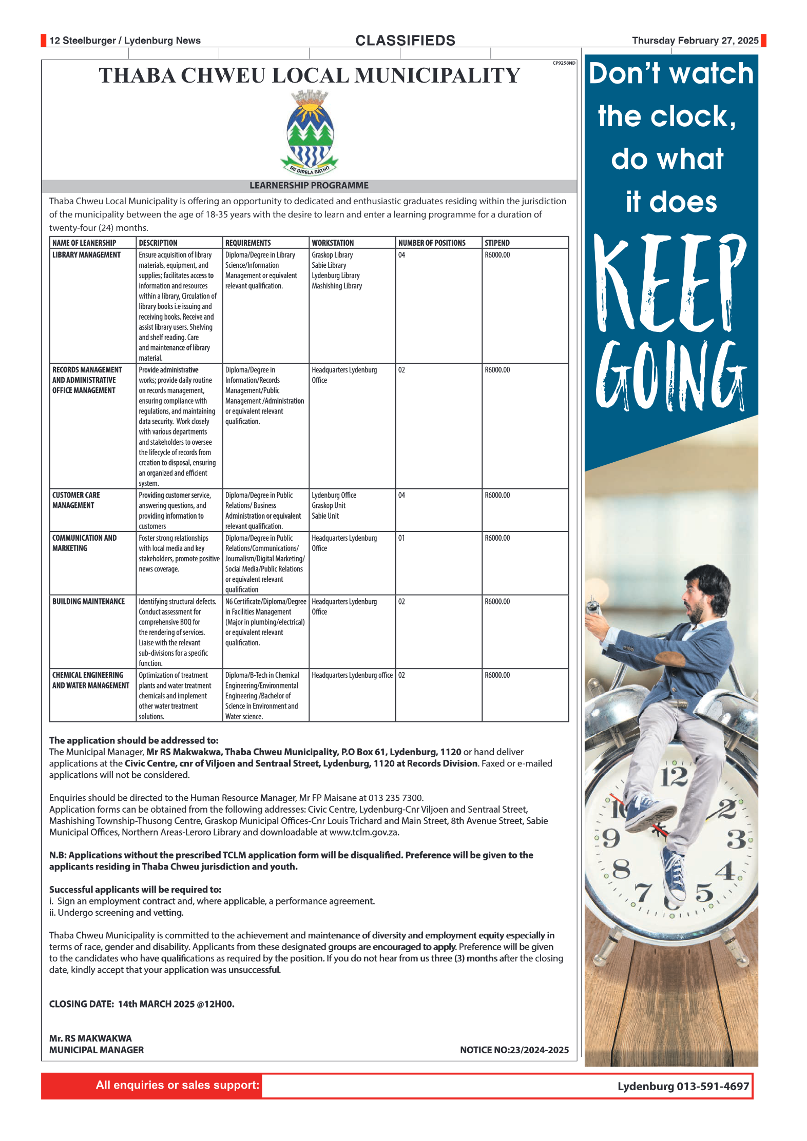 Steelburger News 27 February 2025 page 12