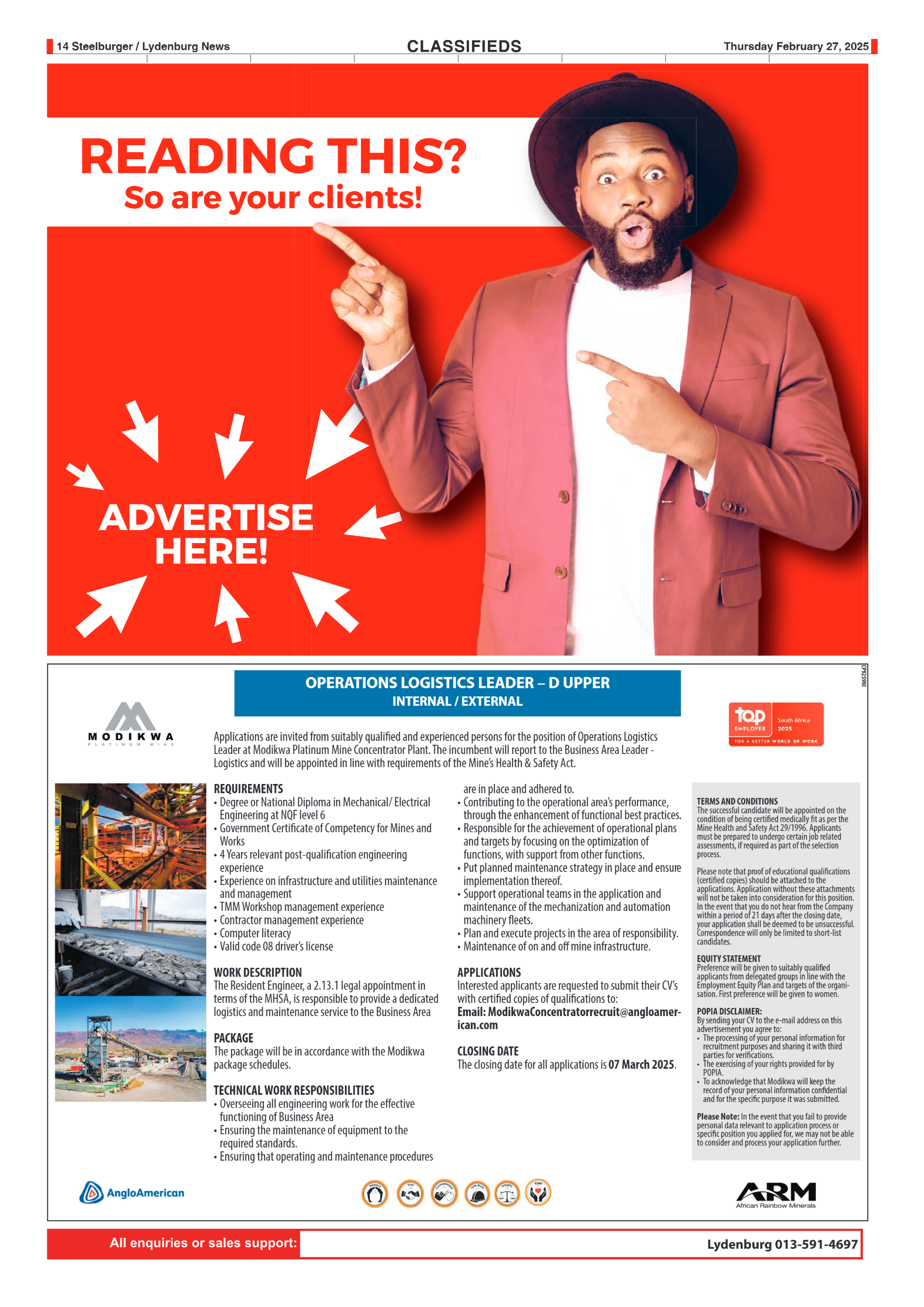 Steelburger News 27 February 2025 page 14