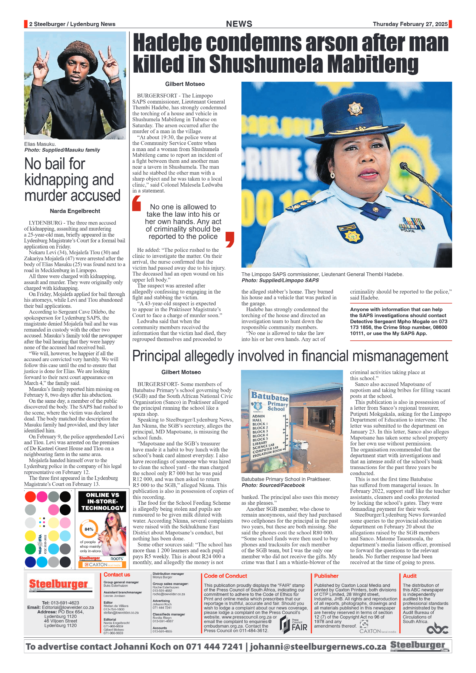 Steelburger News 27 February 2025 page 2