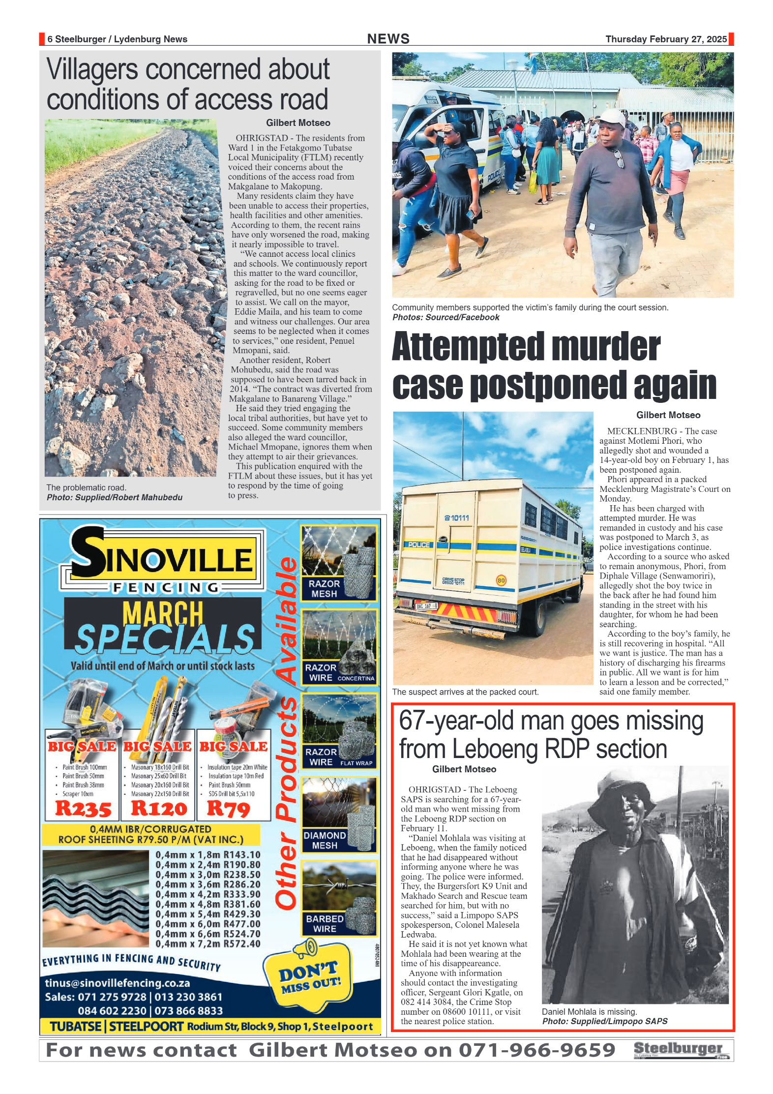 Steelburger News 27 February 2025 page 6