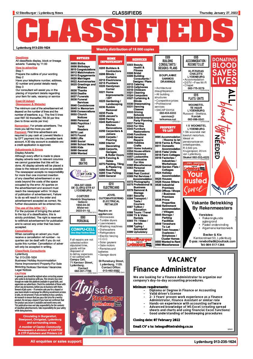 Steelburger News 27 January 2022 page 12