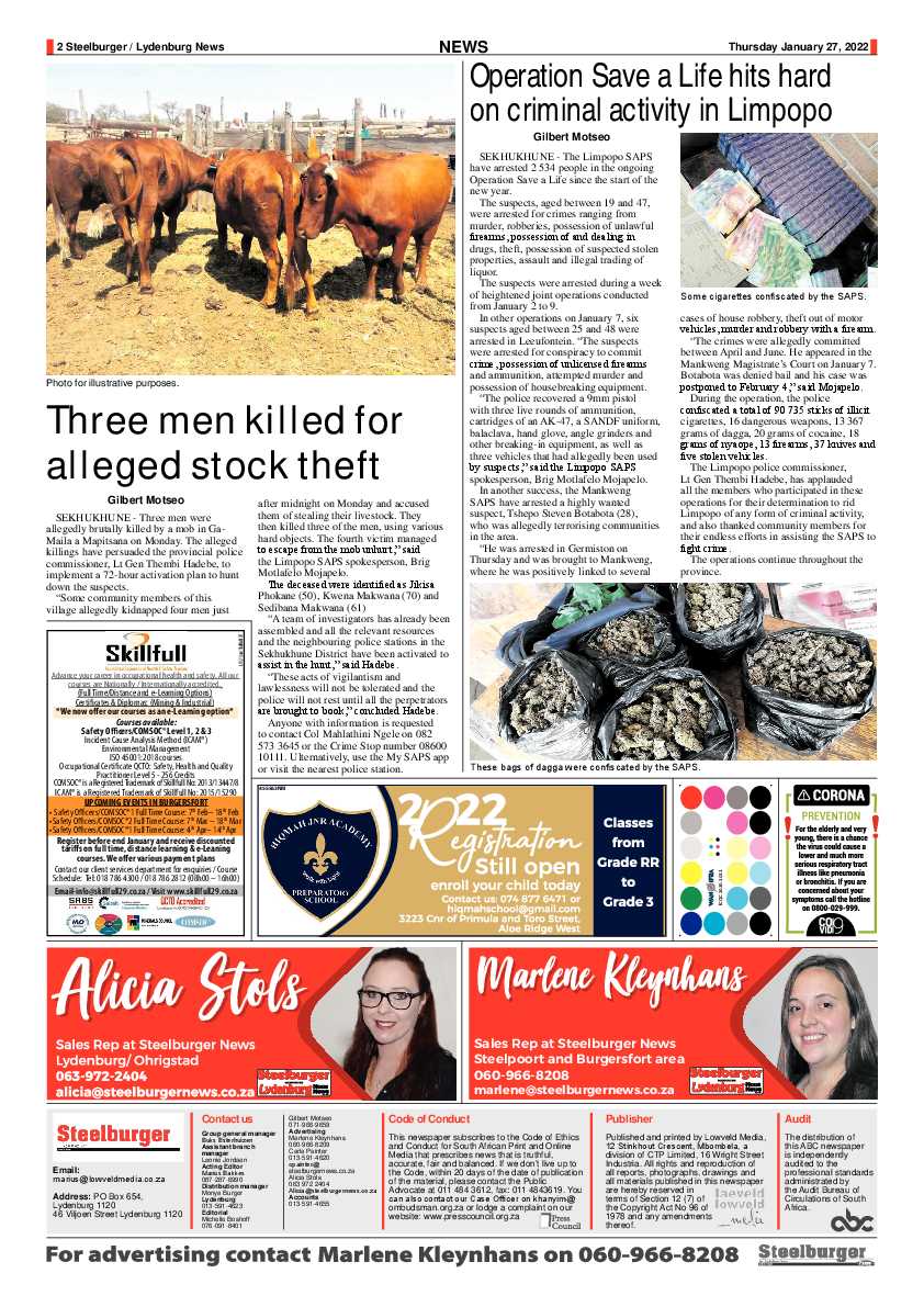 Steelburger News 27 January 2022 page 2