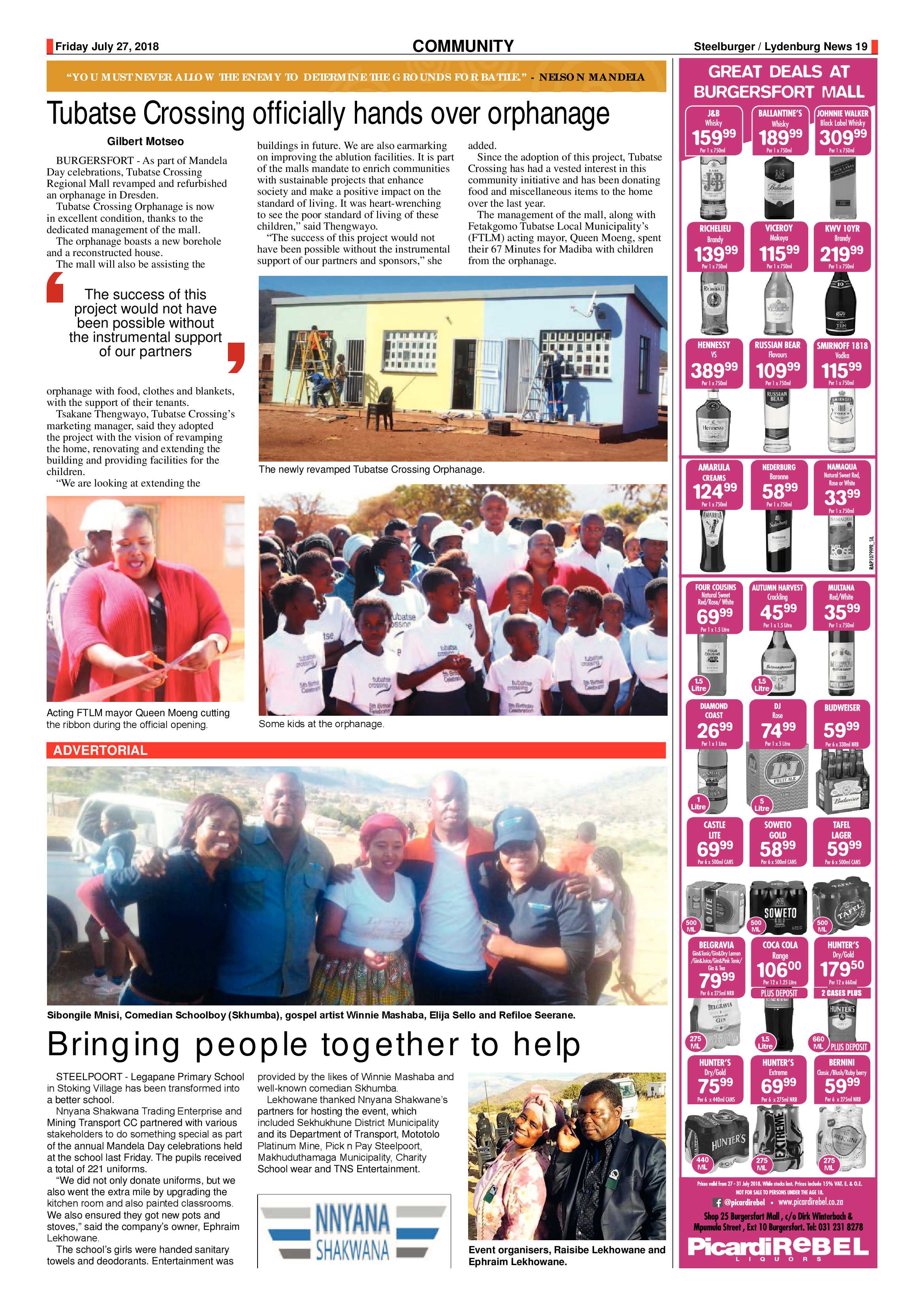 Steelburger News 27 July 2018 page 19