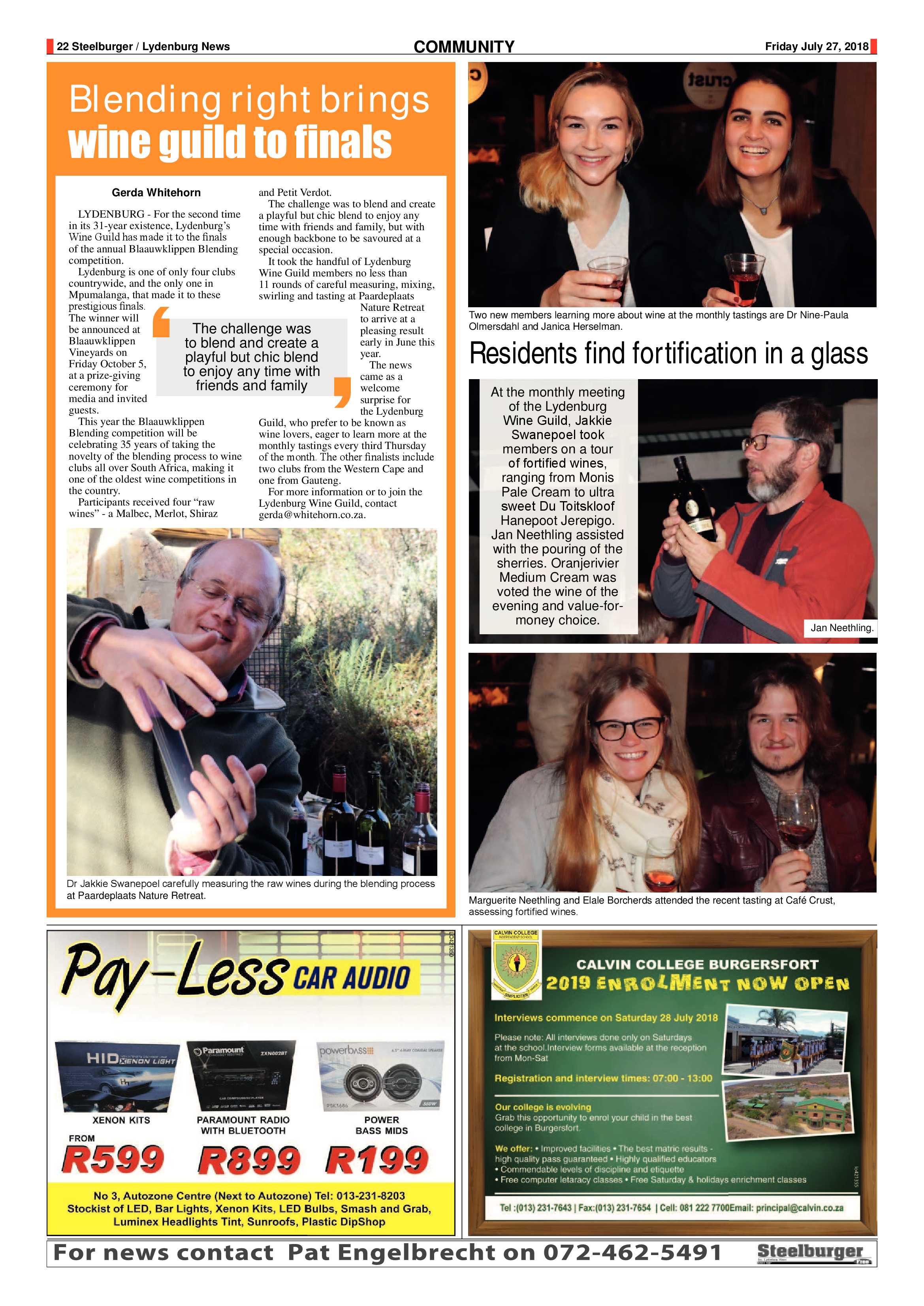 Steelburger News 27 July 2018 page 21