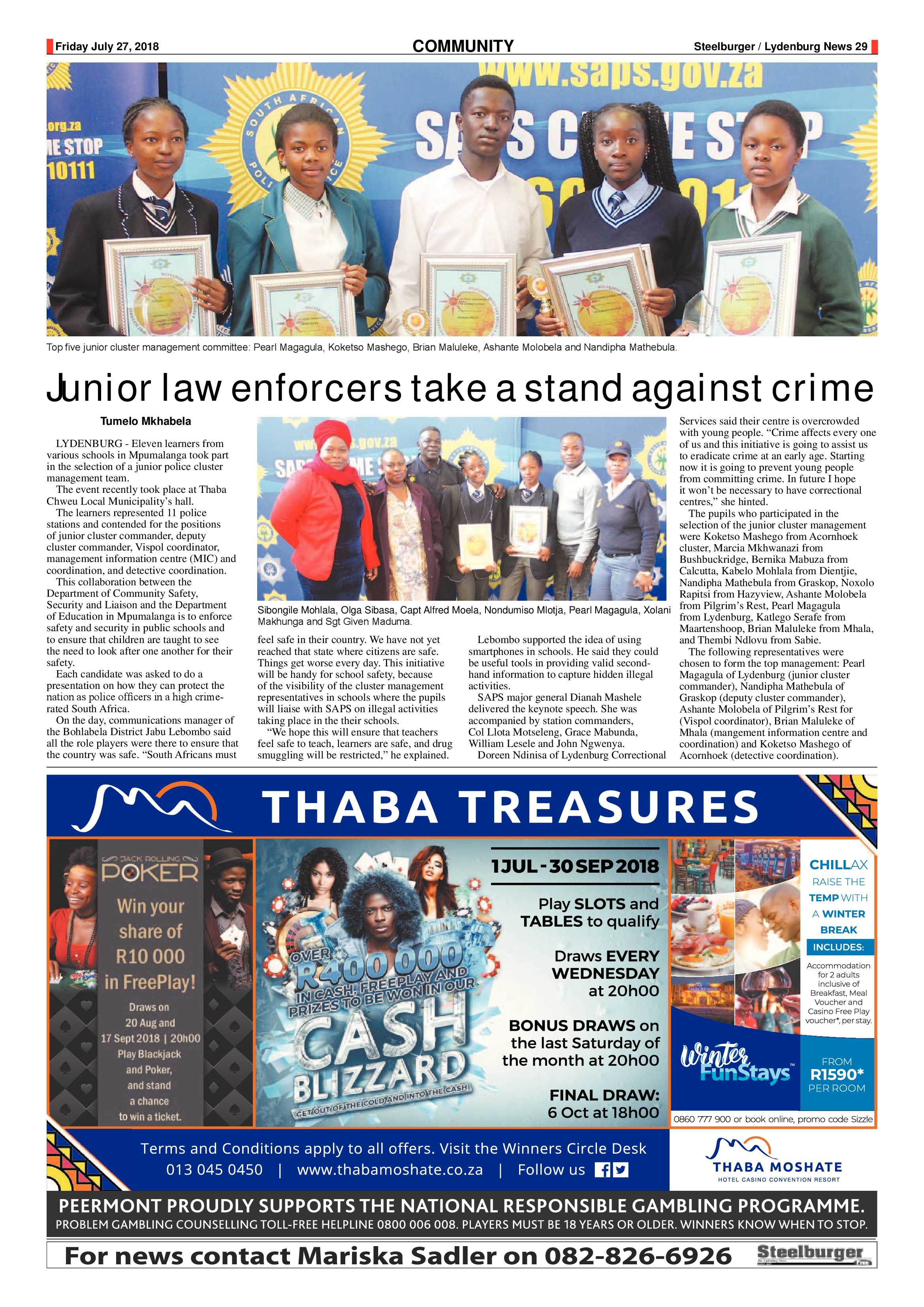 Steelburger News 27 July 2018 page 27