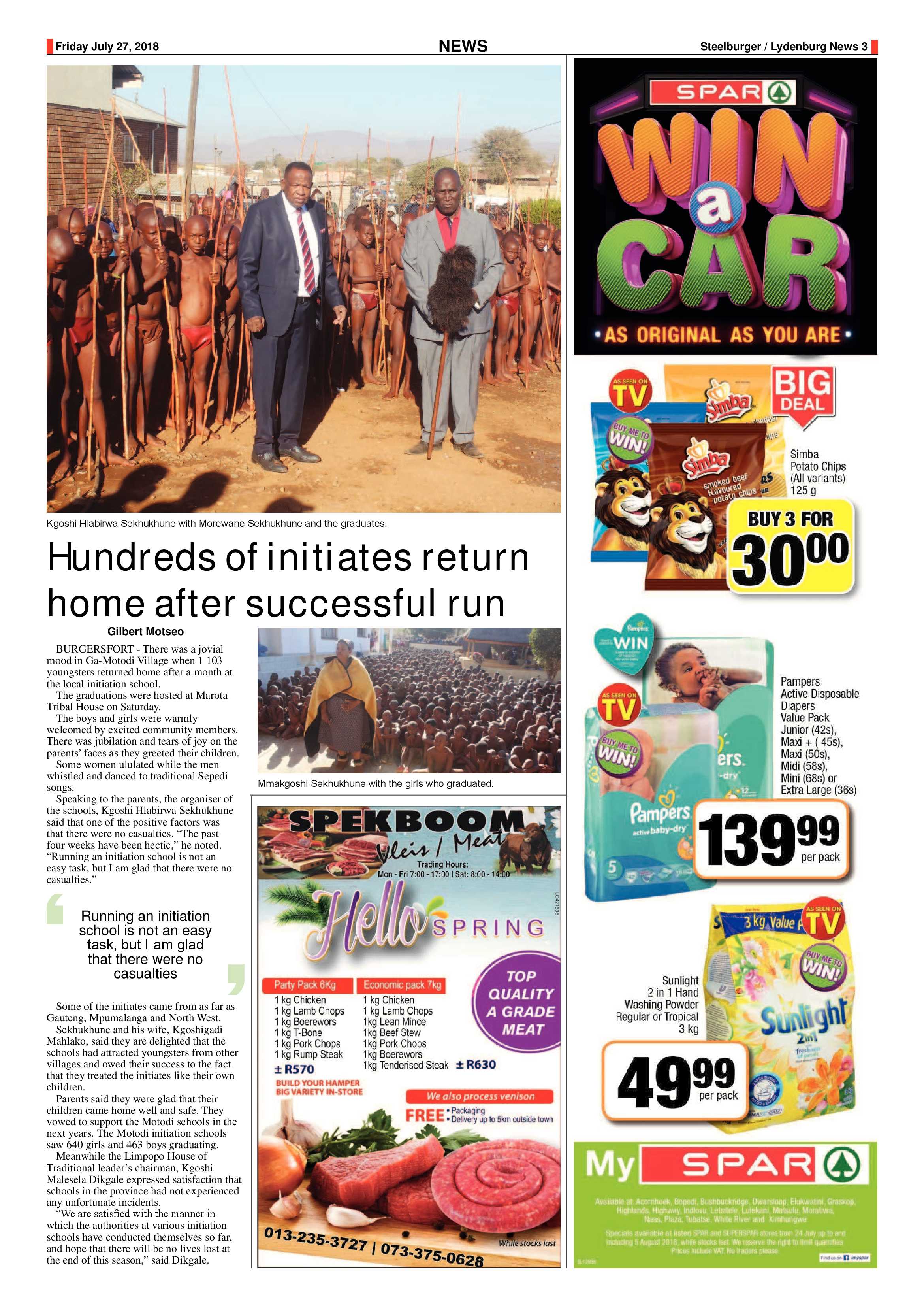 Steelburger News 27 July 2018 page 3