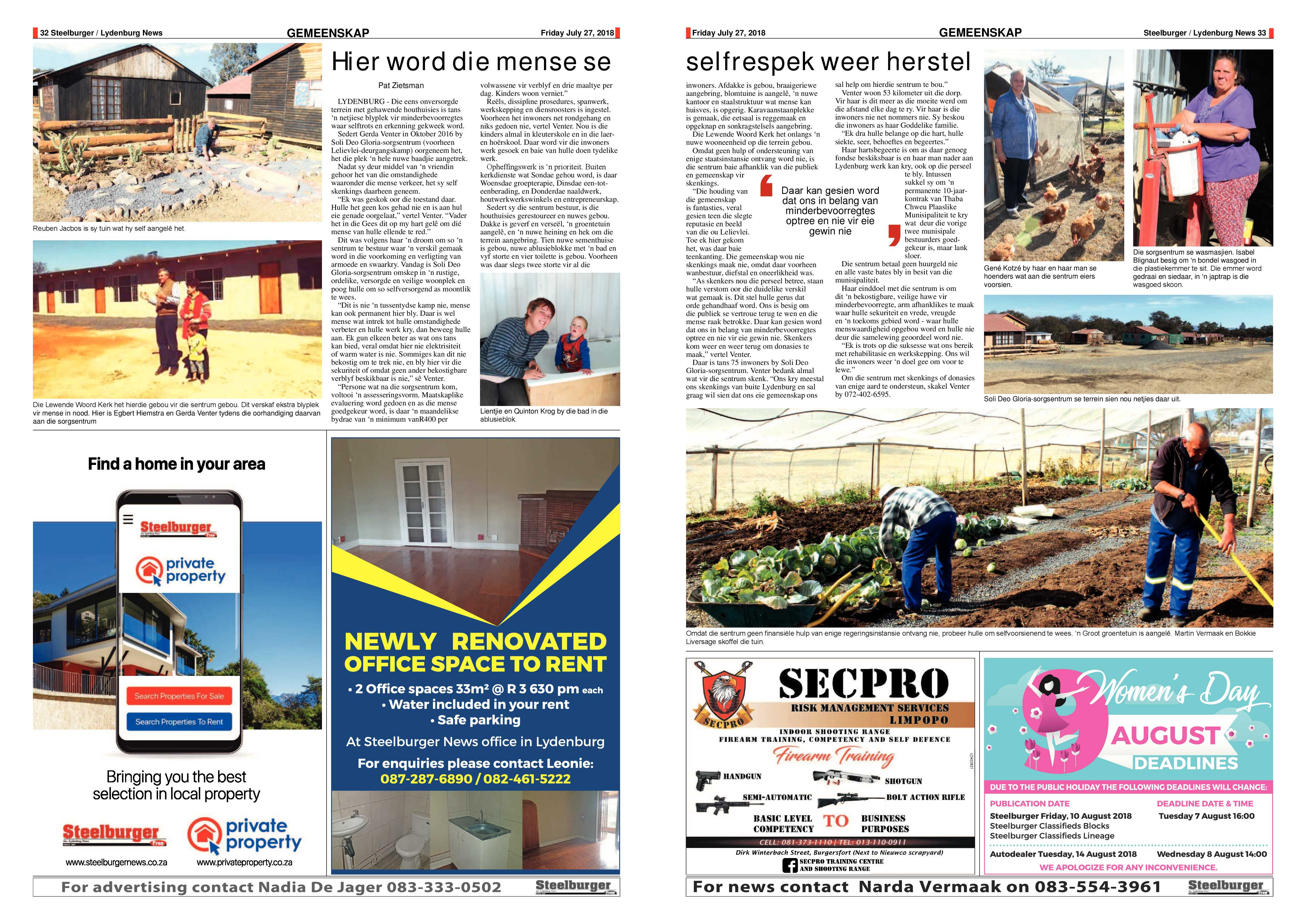 Steelburger News 27 July 2018 page 30