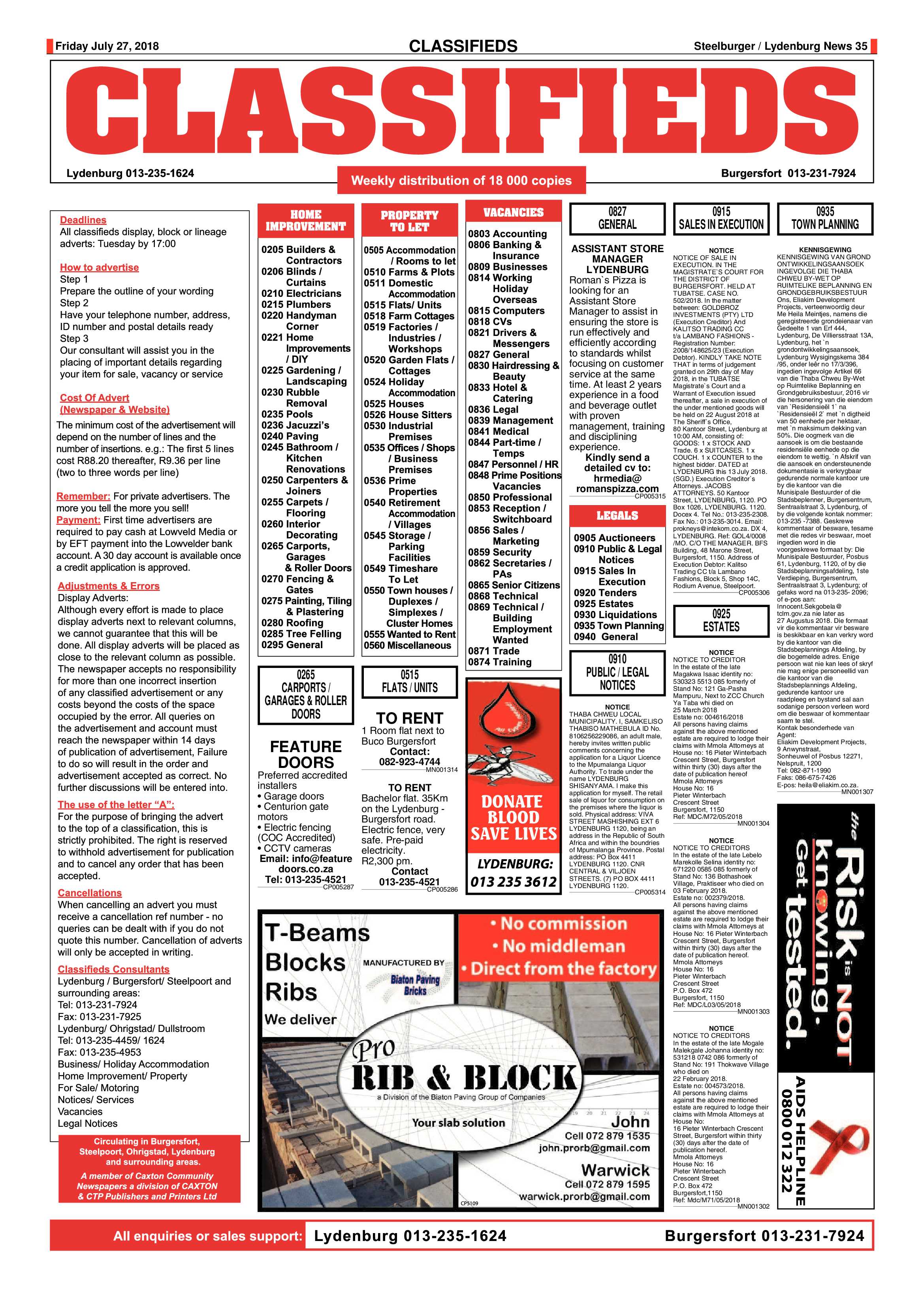 Steelburger News 27 July 2018 page 32