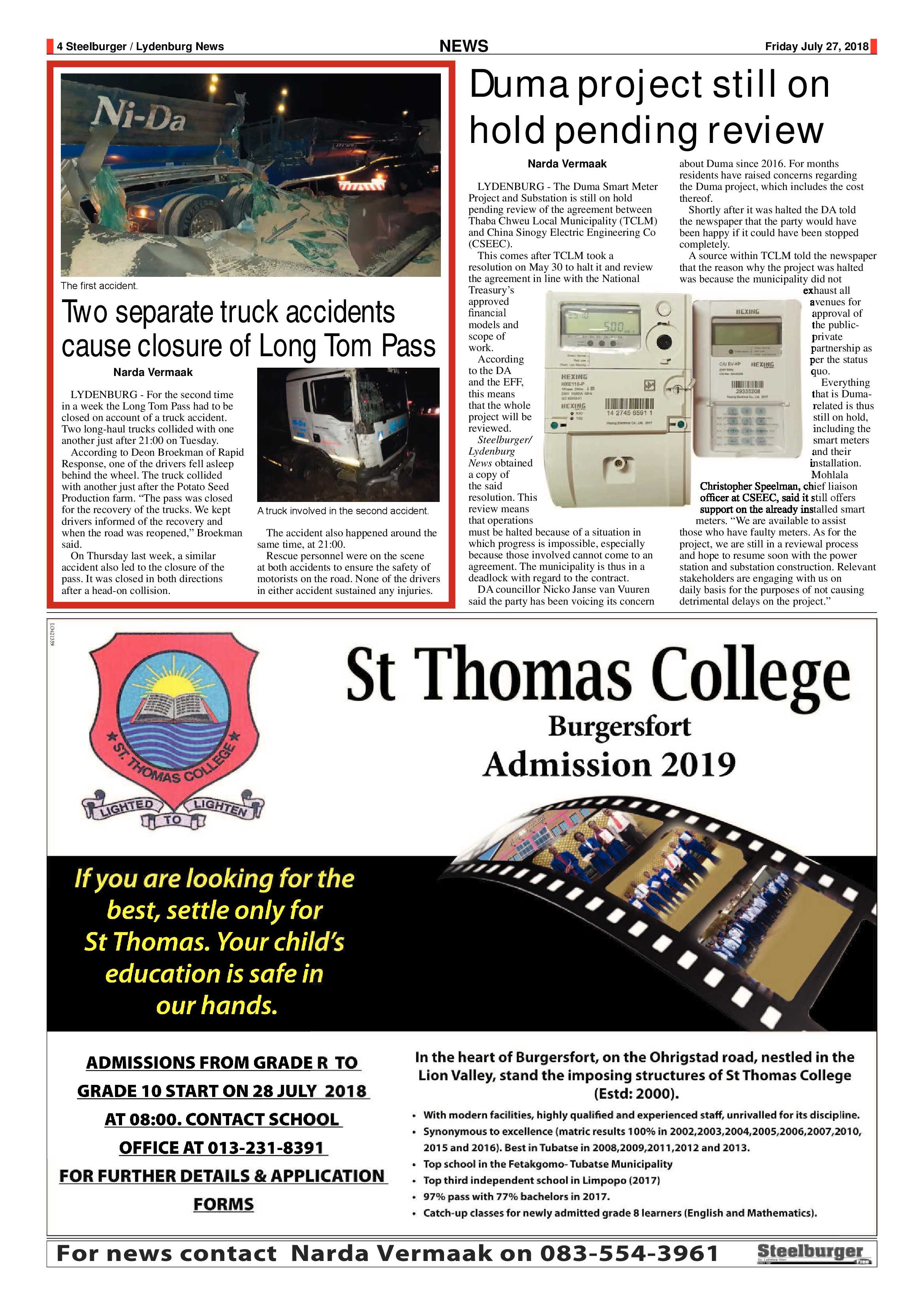 Steelburger News 27 July 2018 page 4
