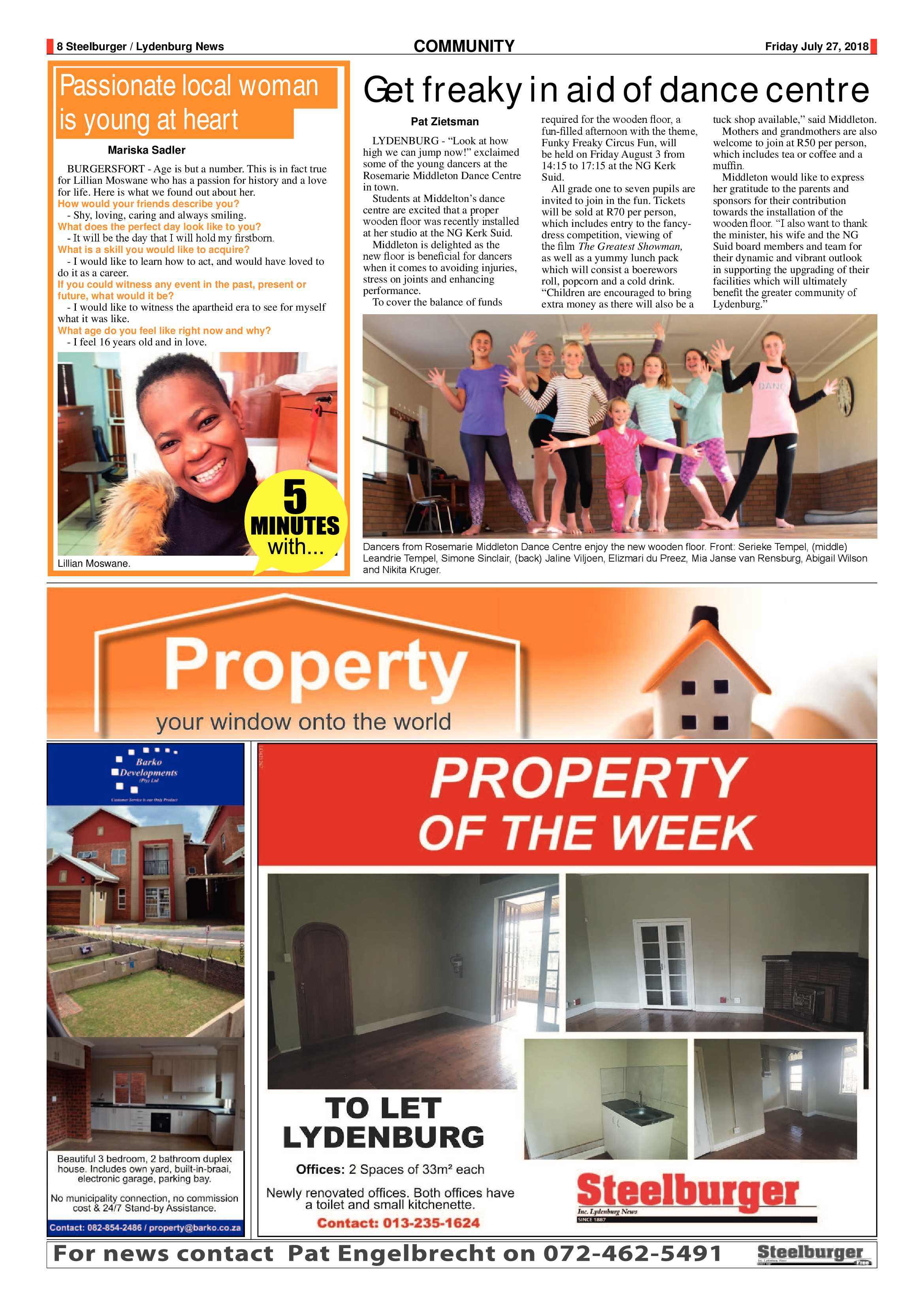 Steelburger News 27 July 2018 page 8