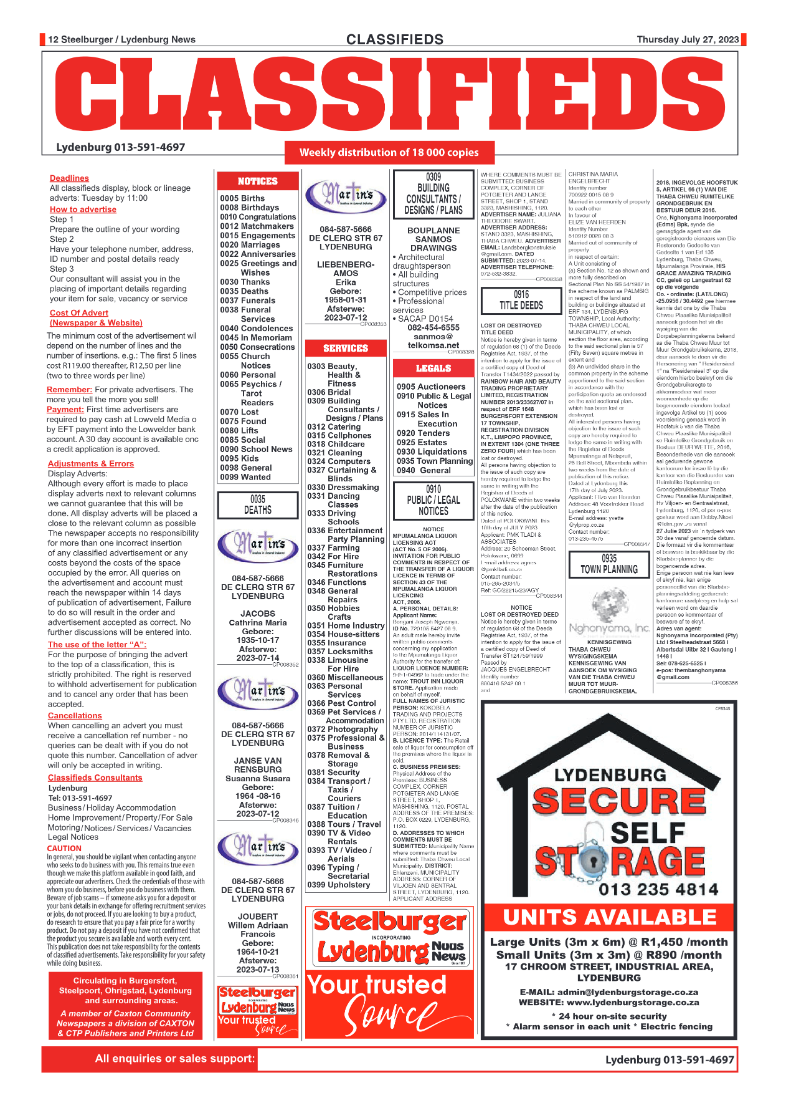 Steelburger News 27 July 2023 page 12