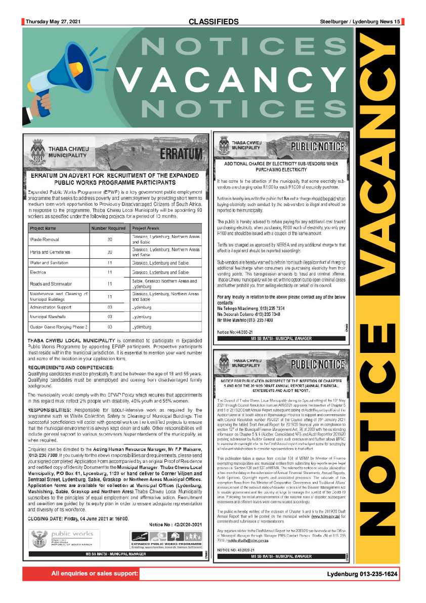 Steelburger News 27 May 2021 page 15