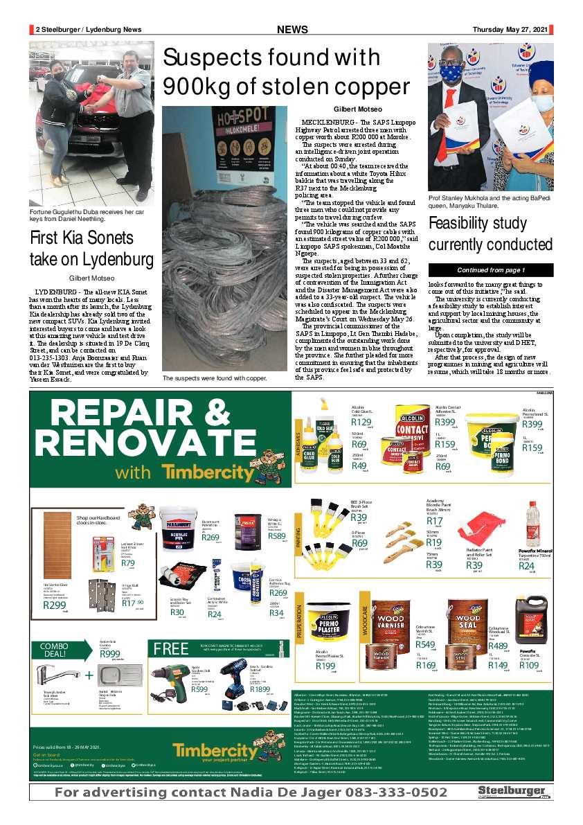 Steelburger News 27 May 2021 page 2