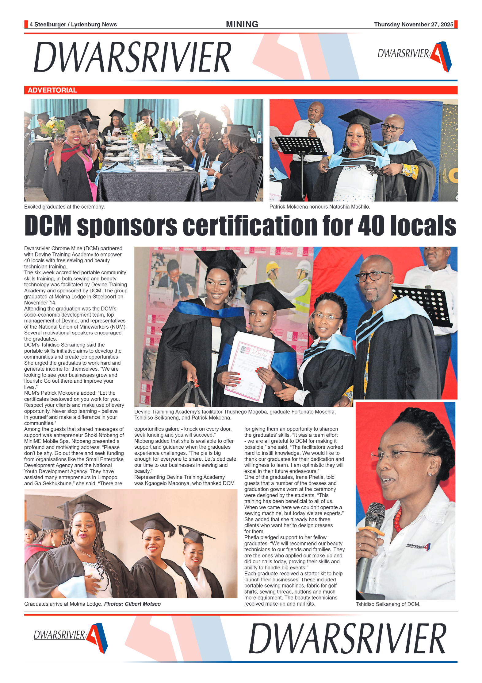 Steelburger News 27 November 2025 page 4