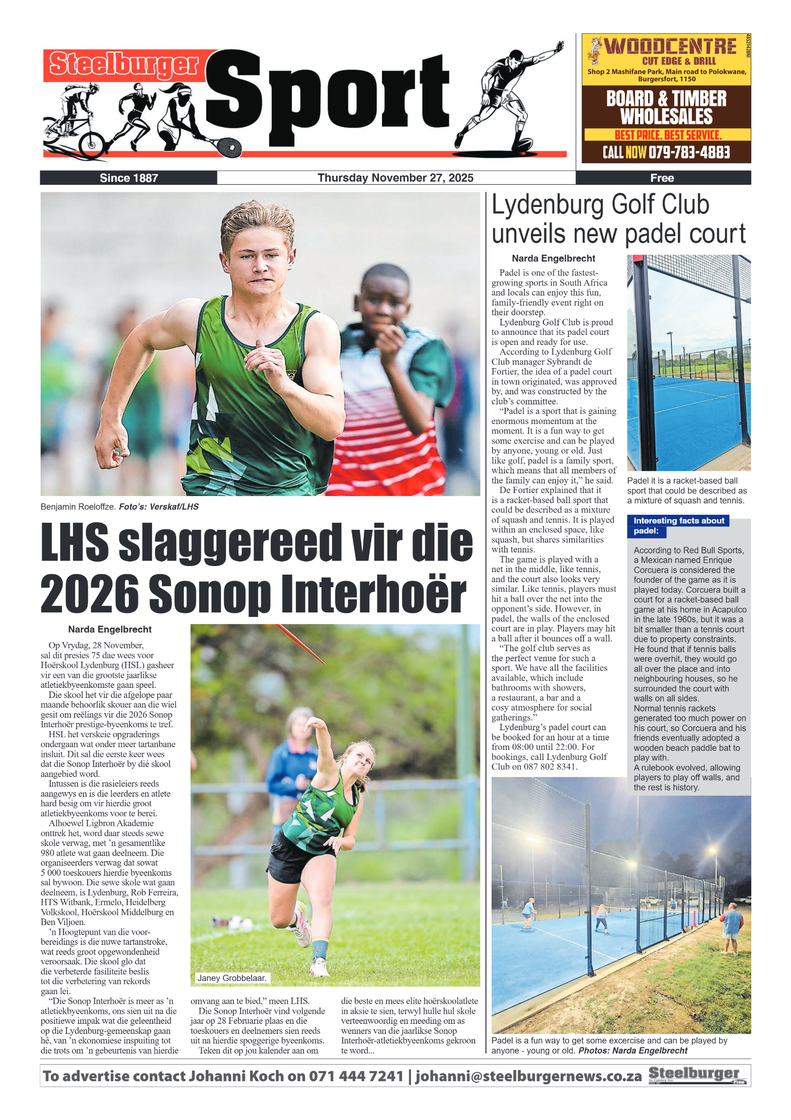 Steelburger News 27 November 2025 page 8