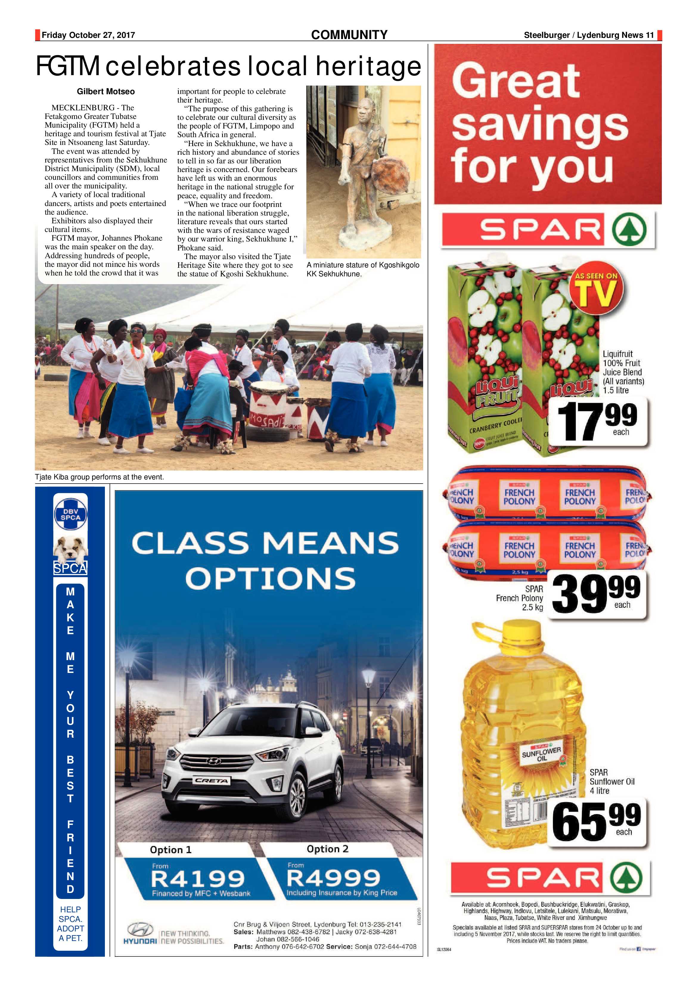 Steelburger News 27 October 2017 page 11