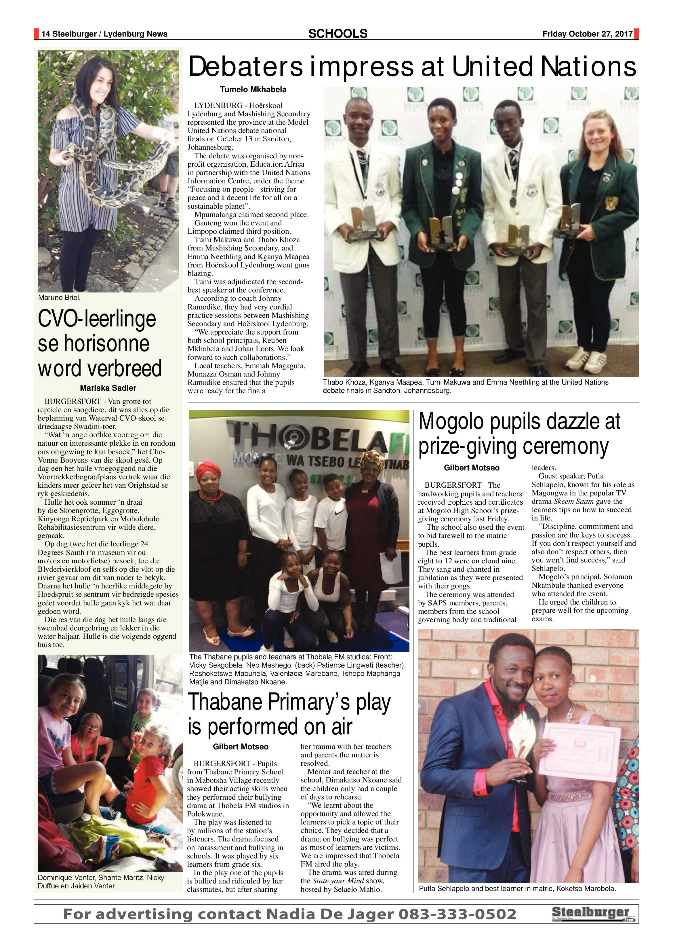 Steelburger News 27 October 2017 page 14