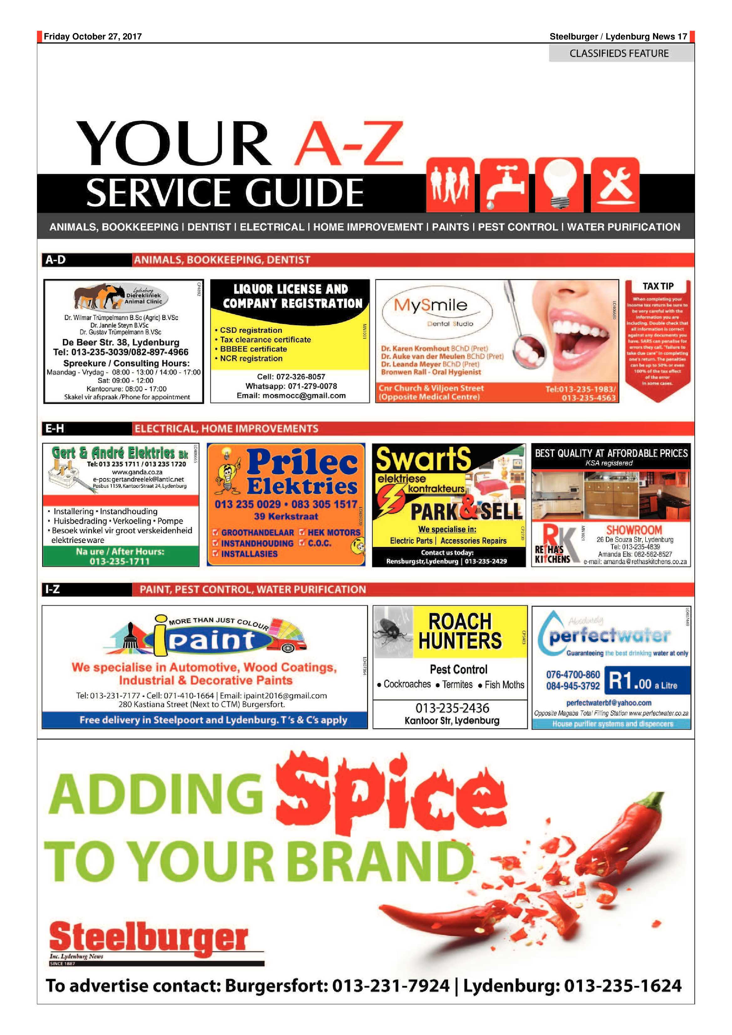Steelburger News 27 October 2017 page 17