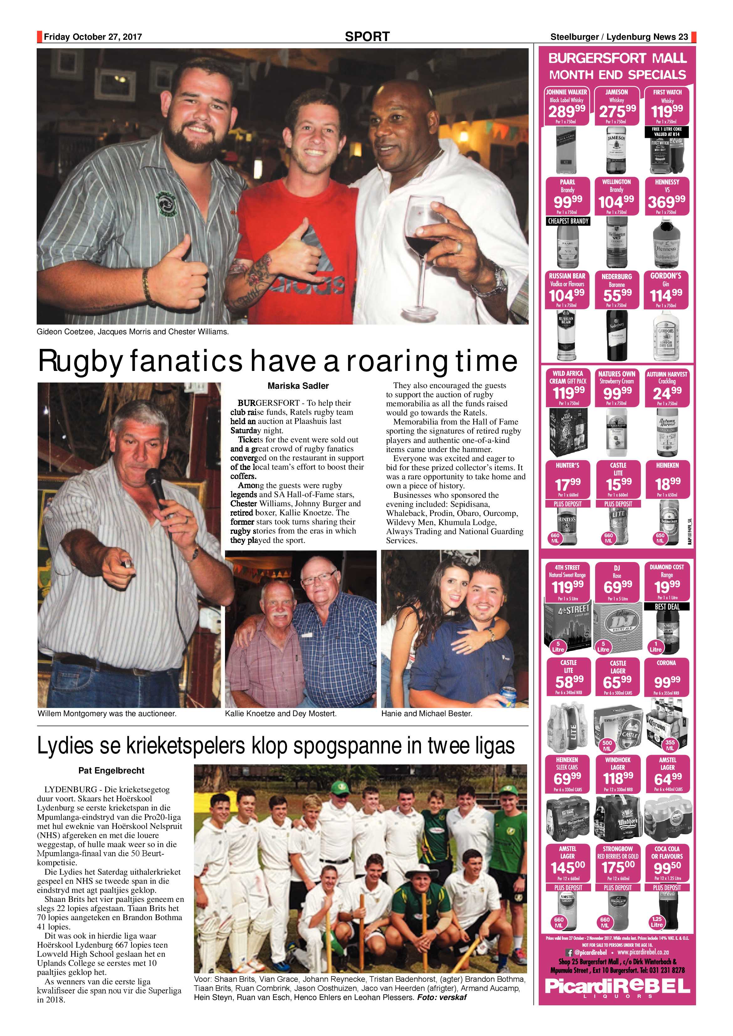 Steelburger News 27 October 2017 page 23