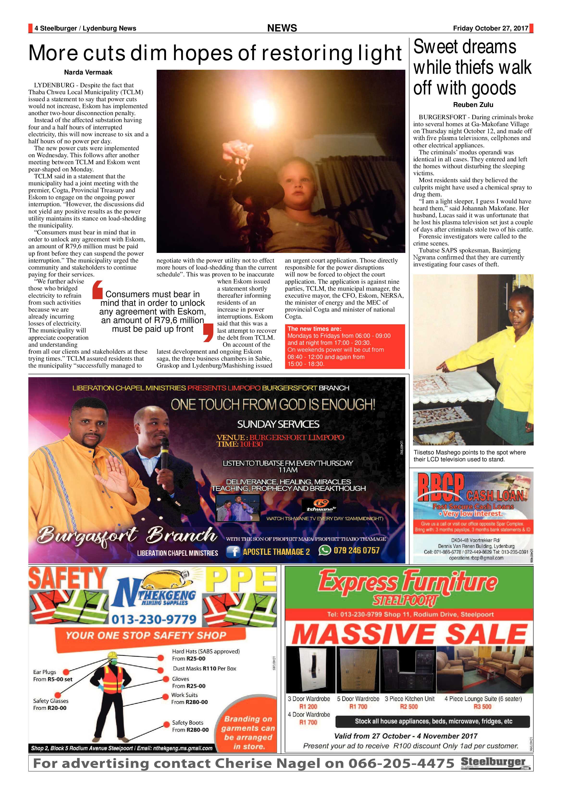 Steelburger News 27 October 2017 page 4