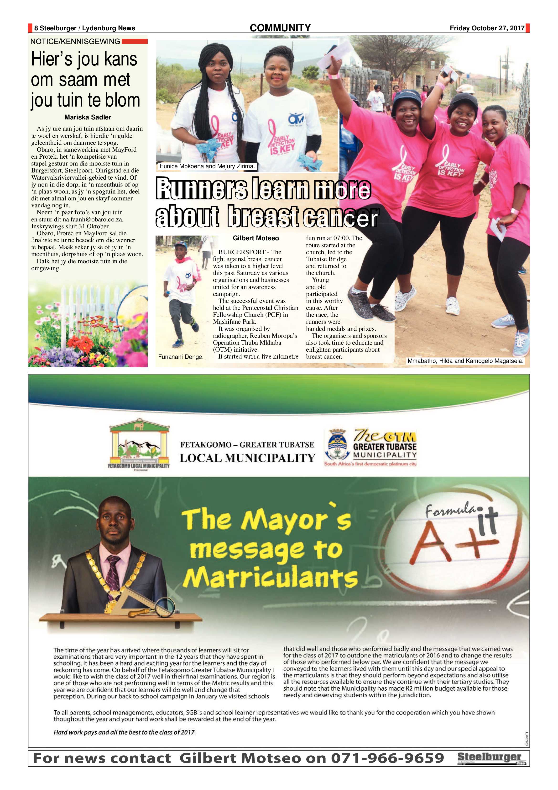Steelburger News 27 October 2017 page 8