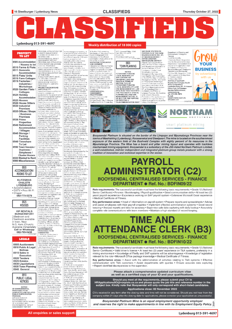 Steelburger News 27 October 2022 page 15