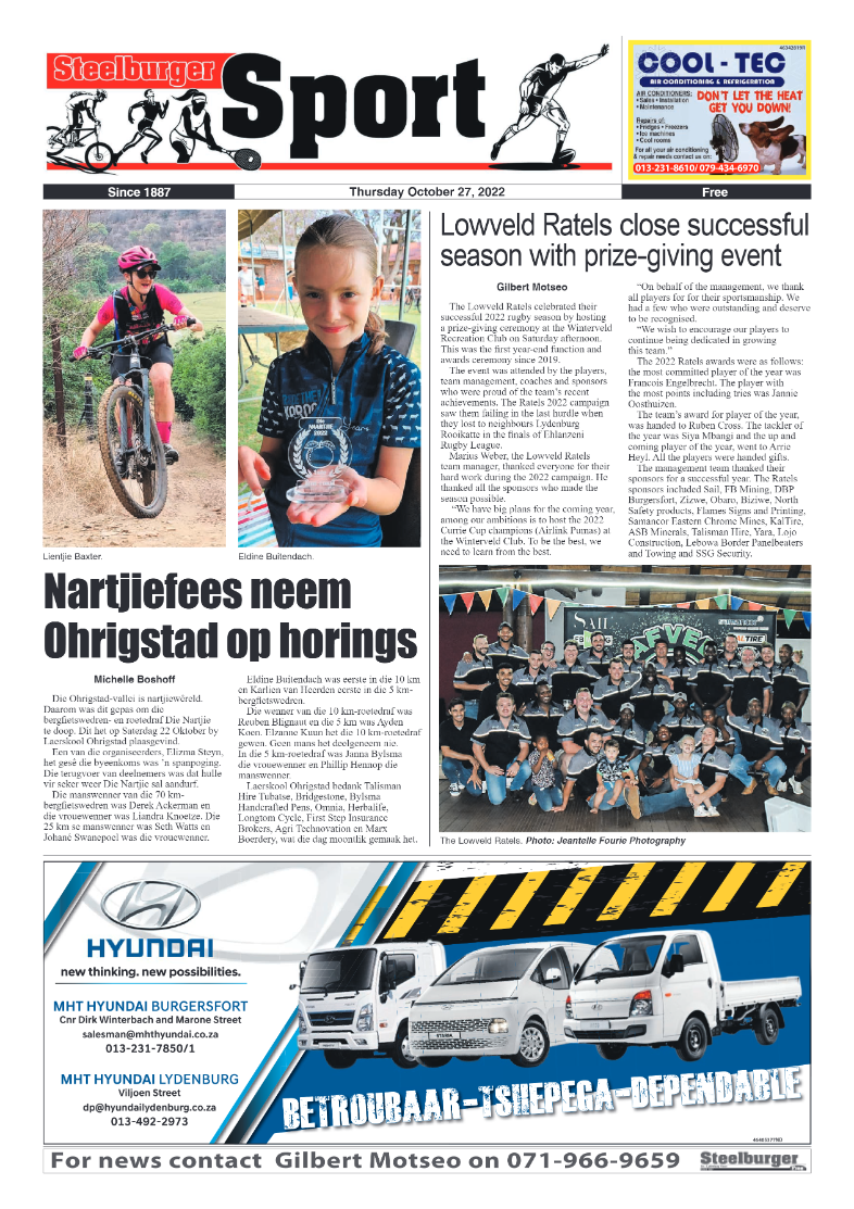 Steelburger News 27 October 2022 page 19