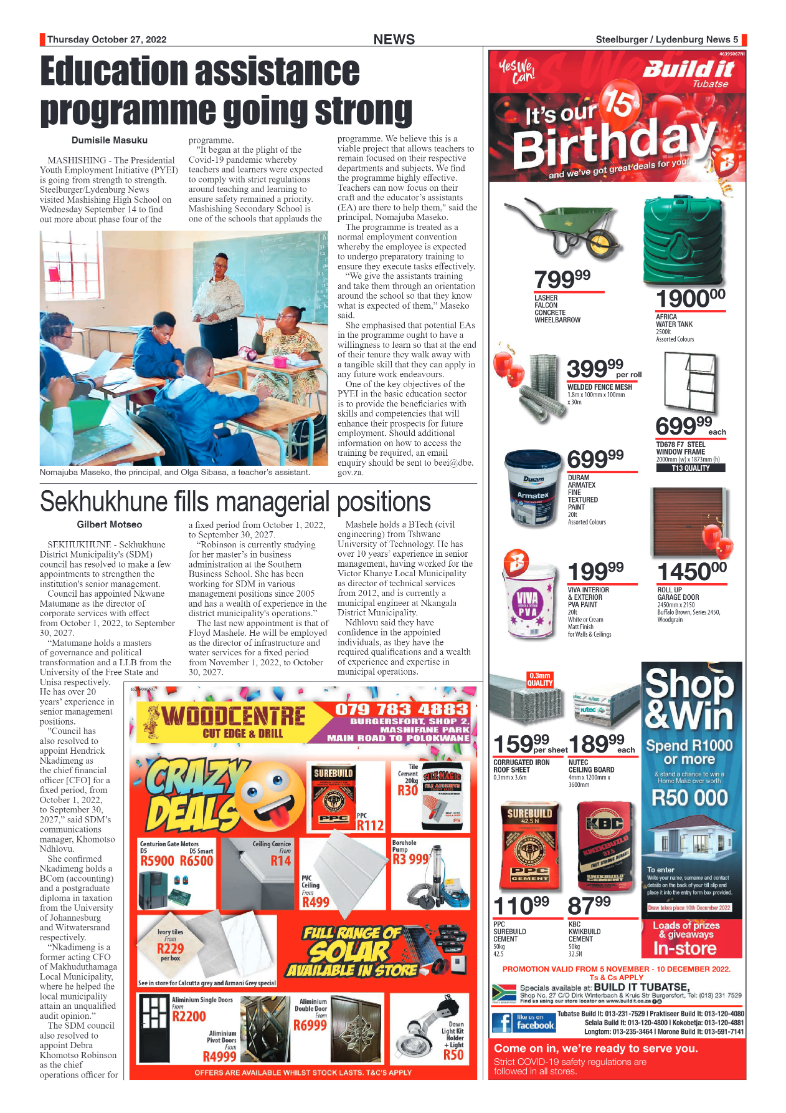 Steelburger News 27 October 2022 page 5