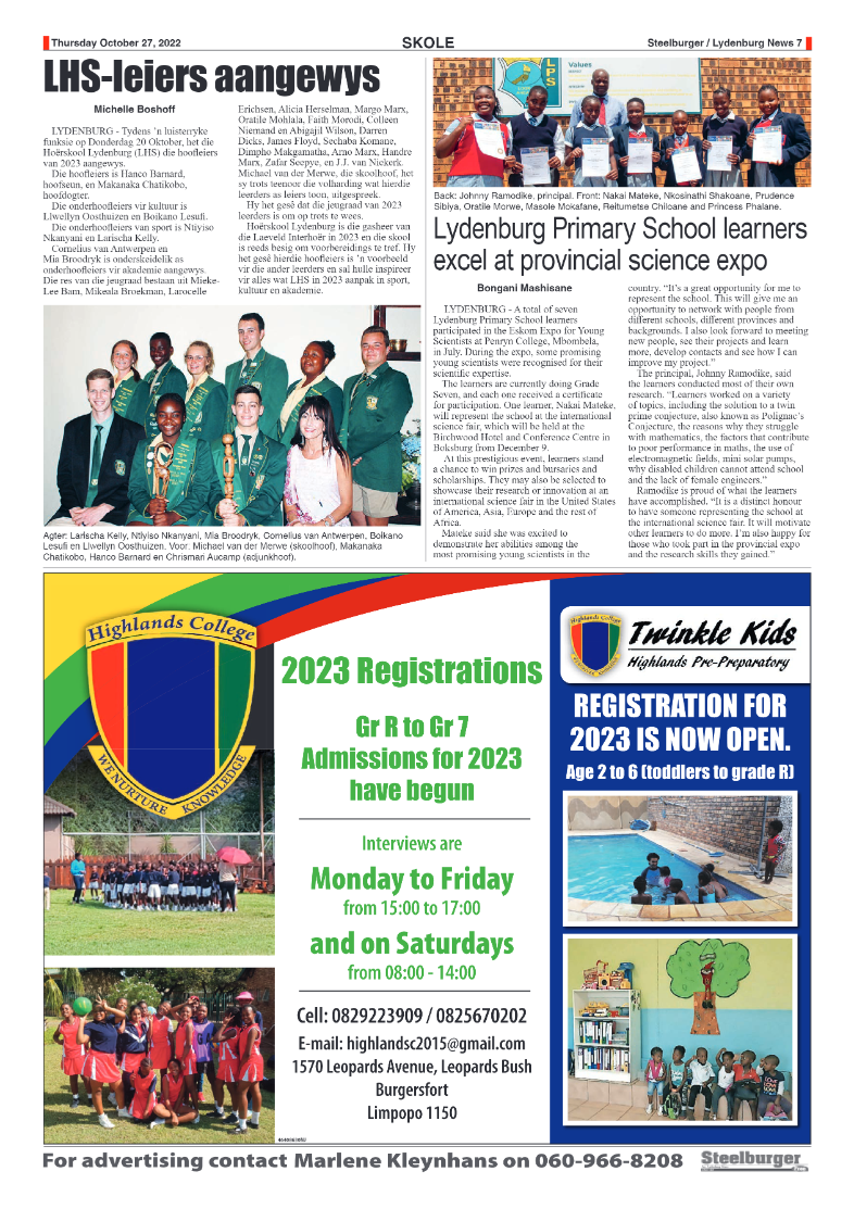 Steelburger News 27 October 2022 page 7