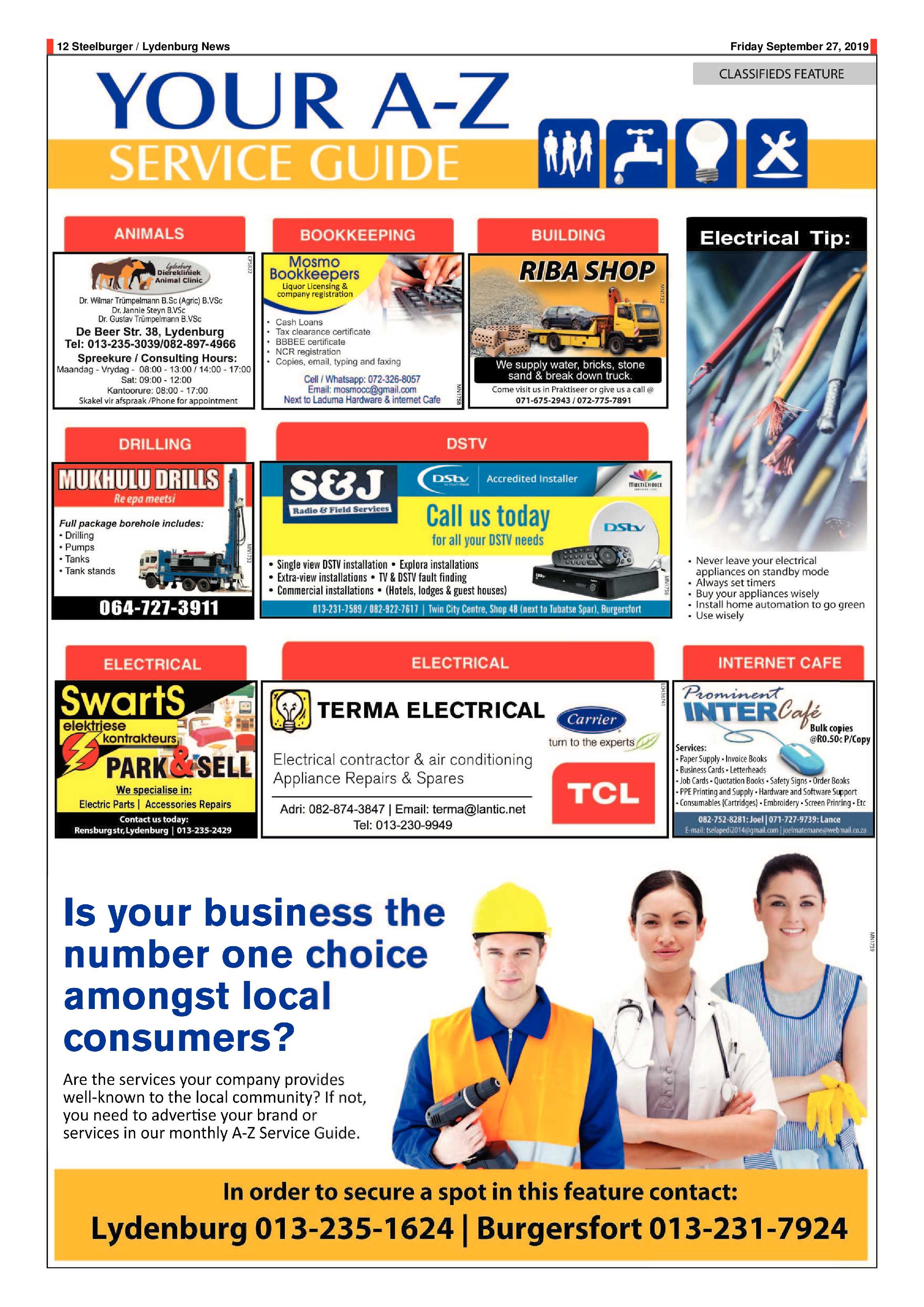 Steelburger News 27 September 2019 page 12