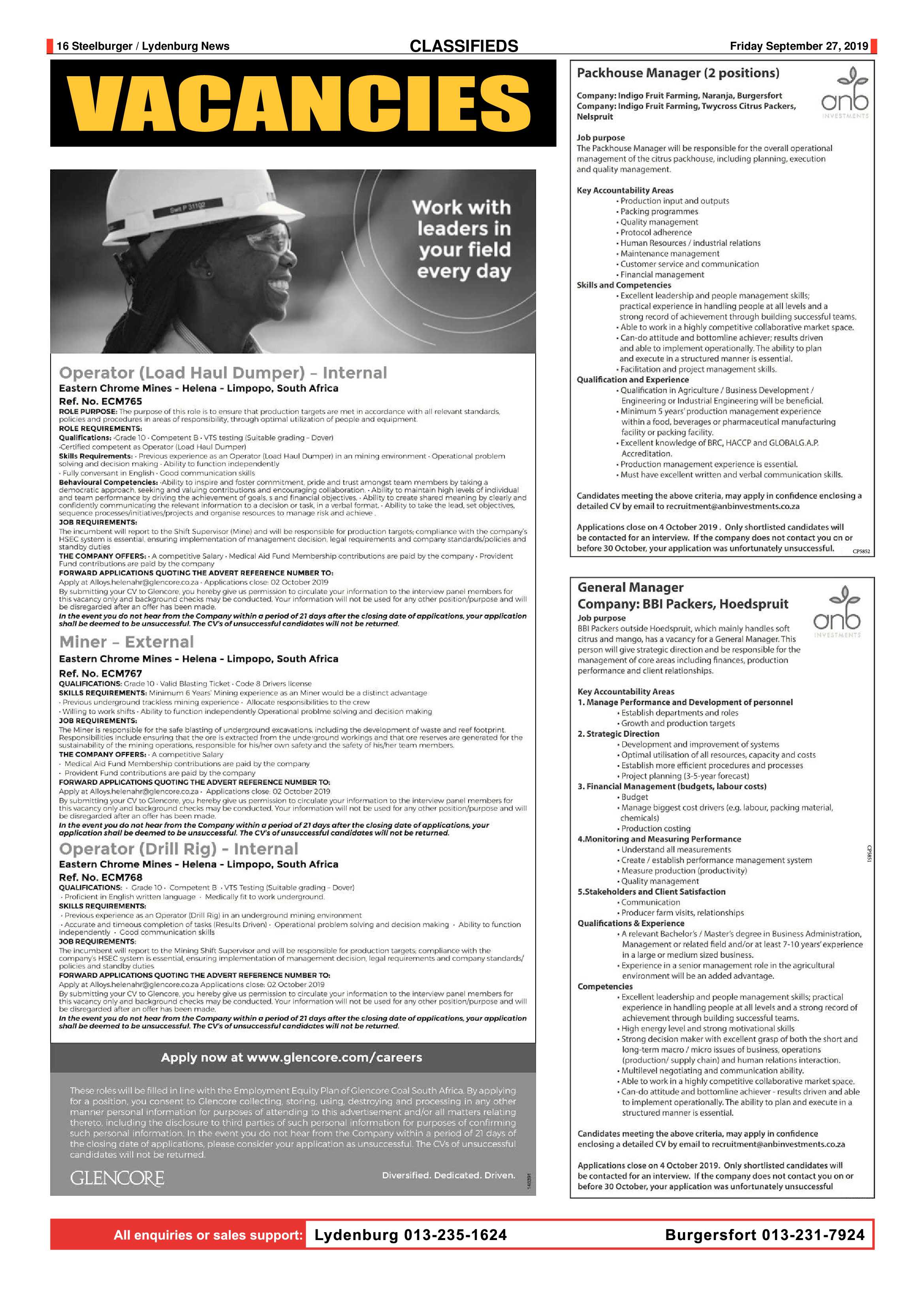 Steelburger News 27 September 2019 page 16