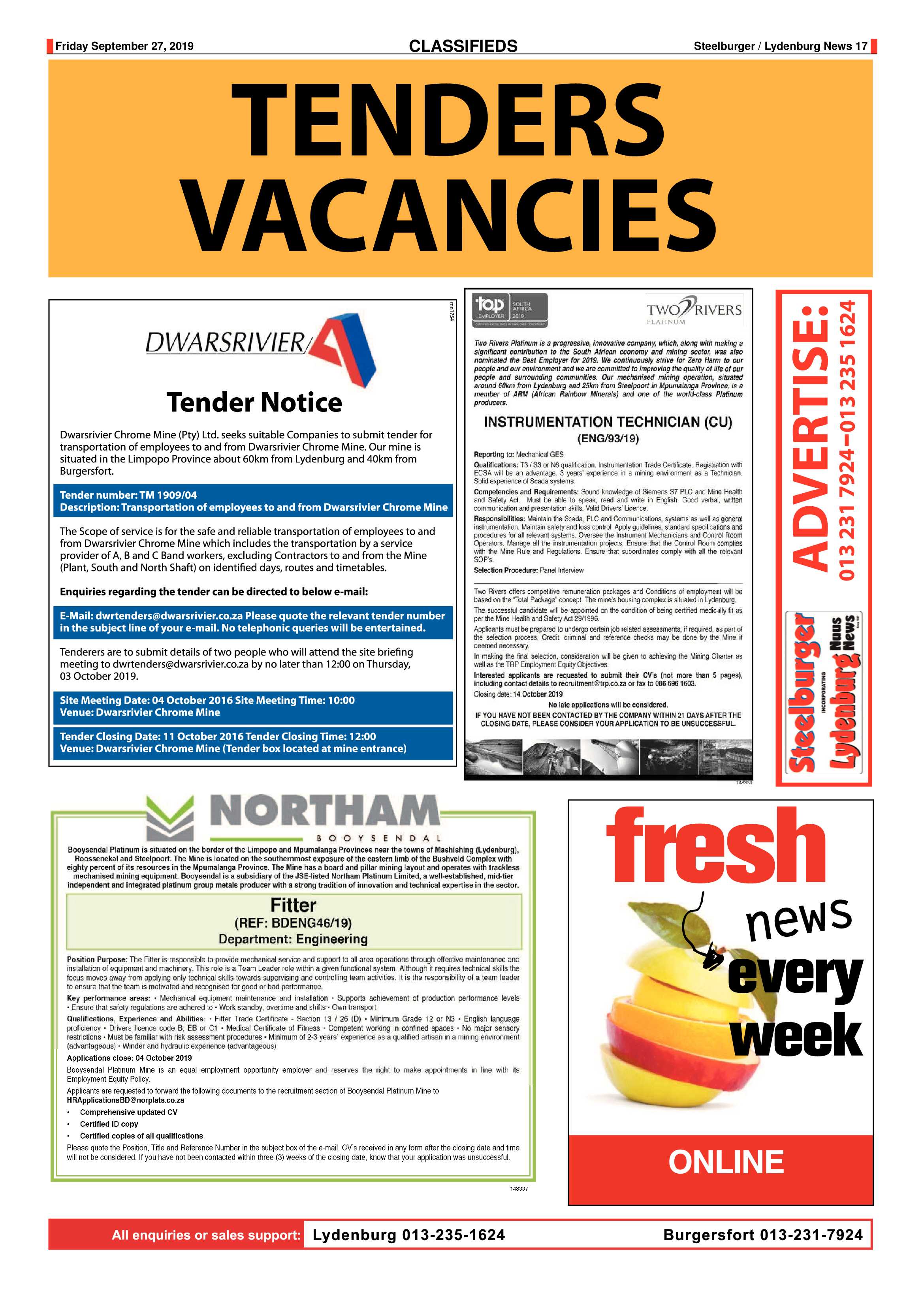 Steelburger News 27 September 2019 page 17