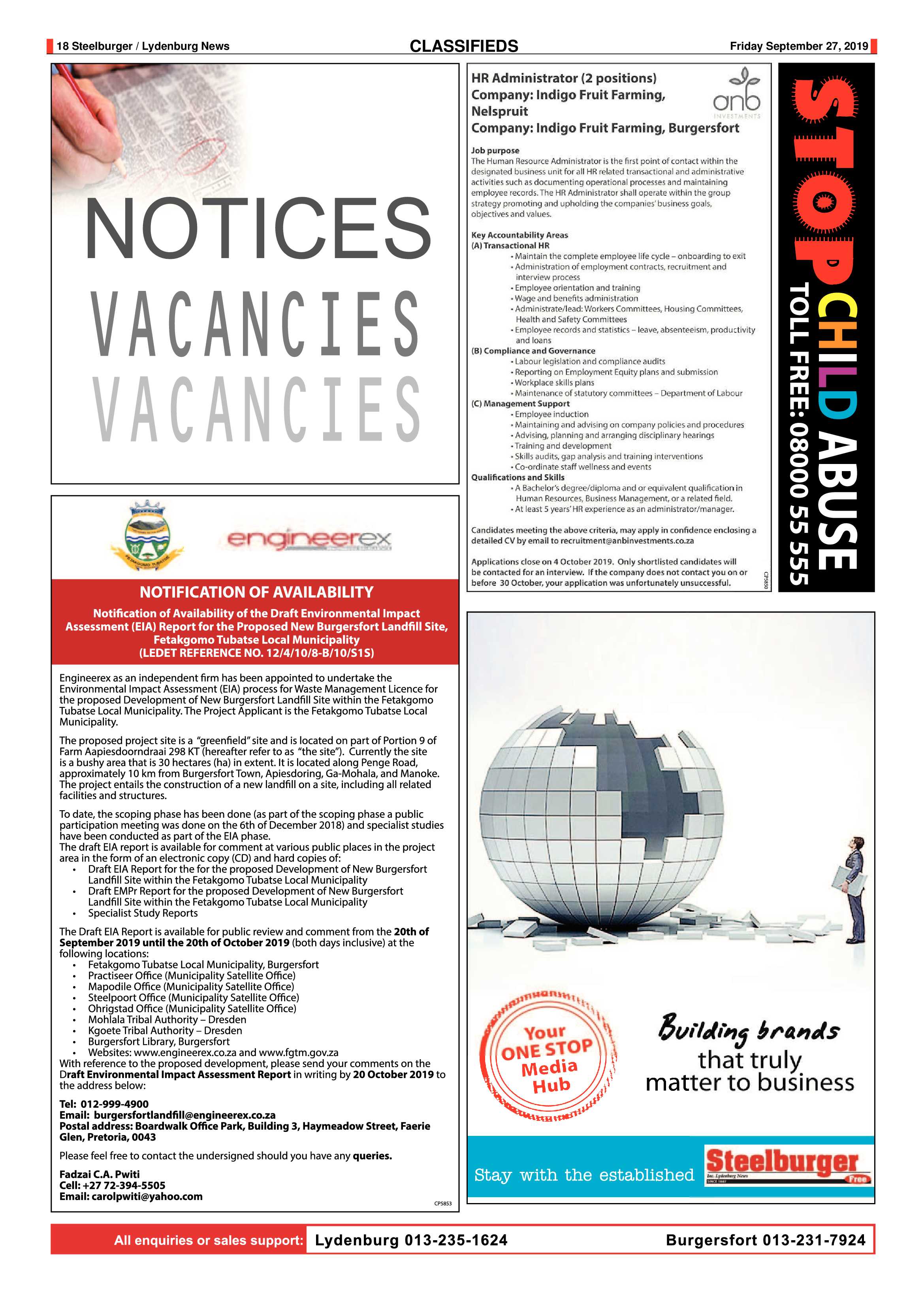 Steelburger News 27 September 2019 page 18