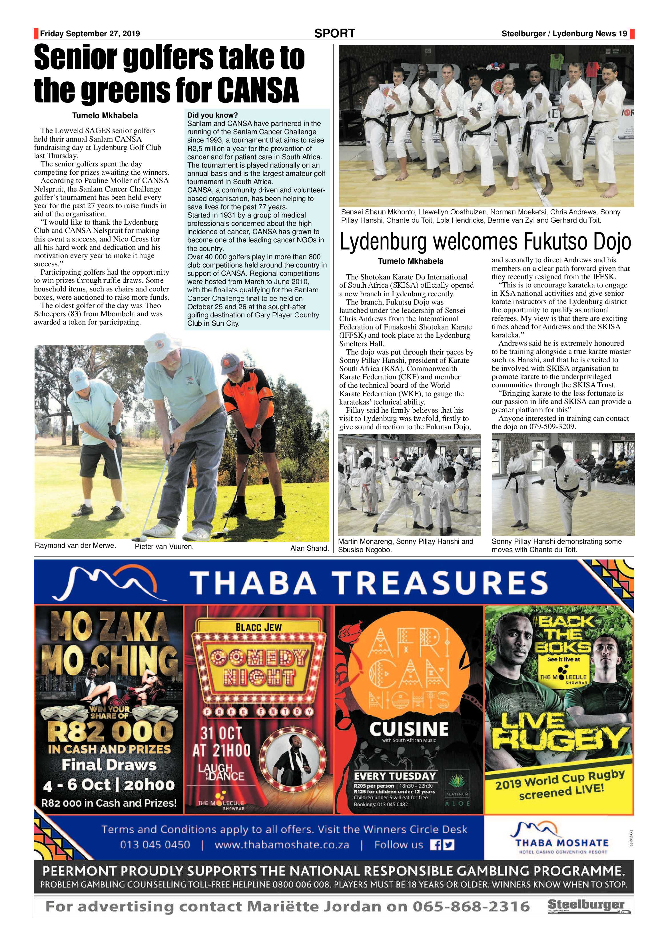 Steelburger News 27 September 2019 page 19