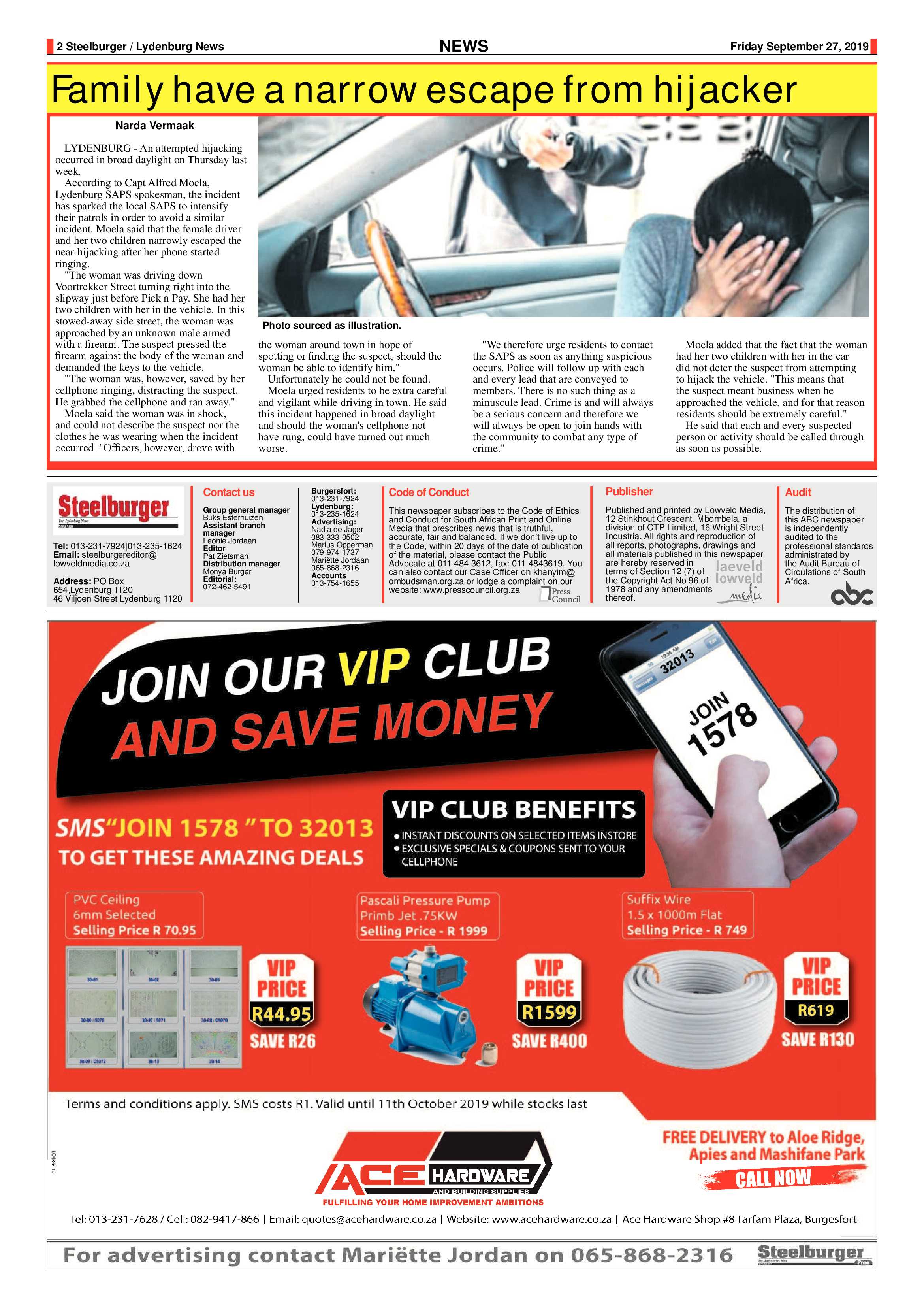 Steelburger News 27 September 2019 page 2