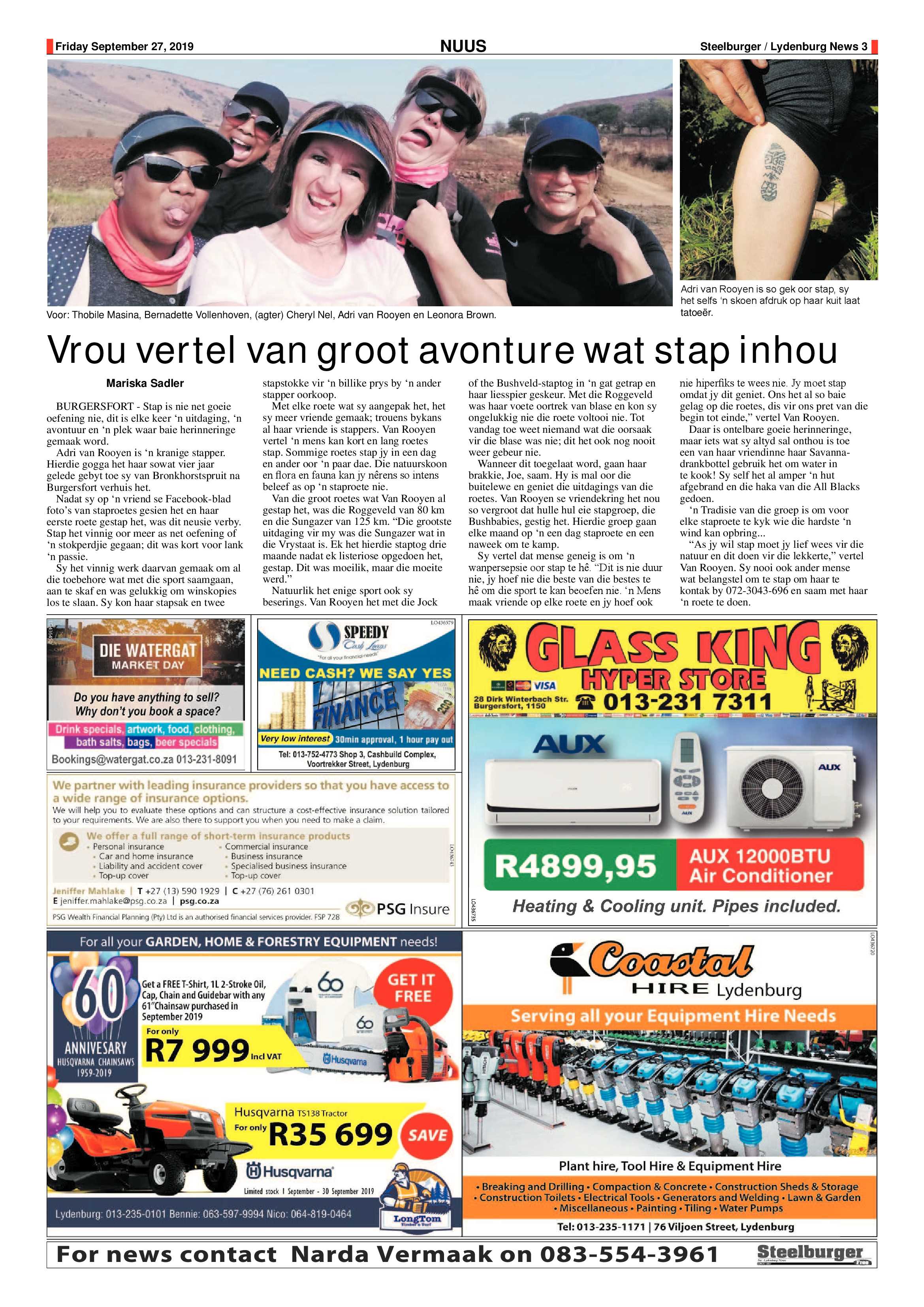 Steelburger News 27 September 2019 page 3