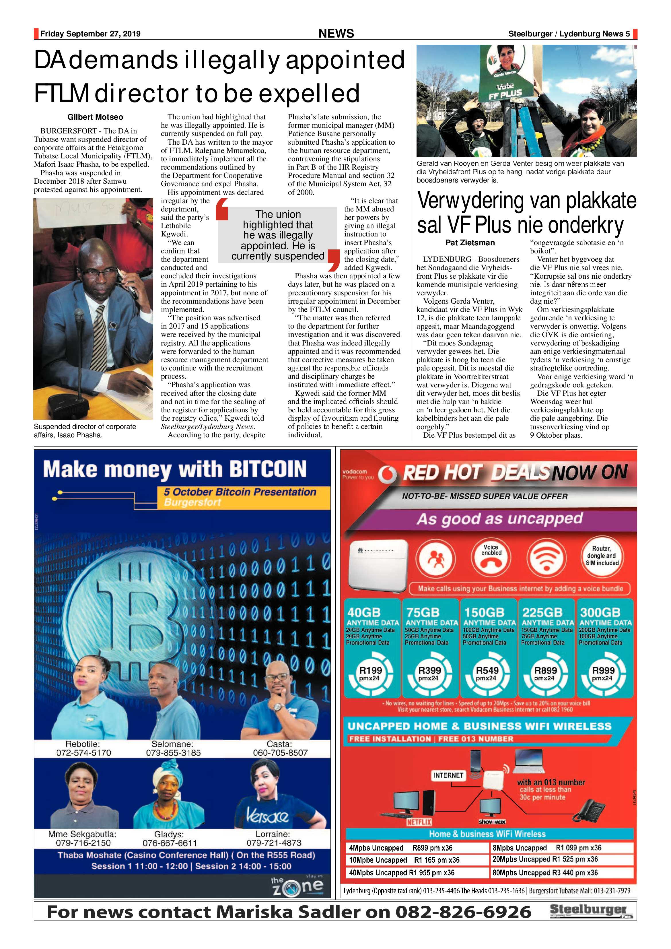 Steelburger News 27 September 2019 page 5