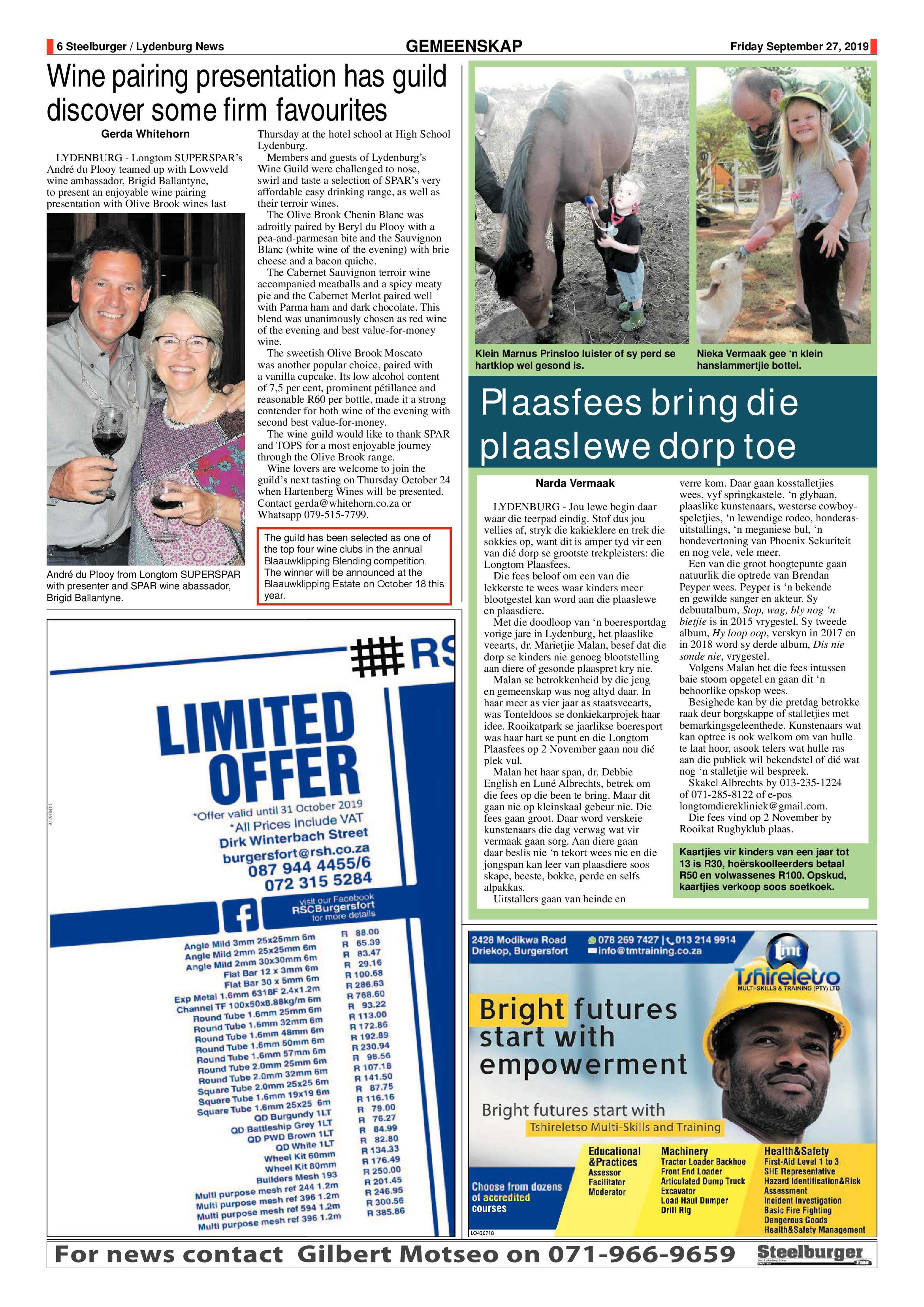 Steelburger News 27 September 2019 page 6