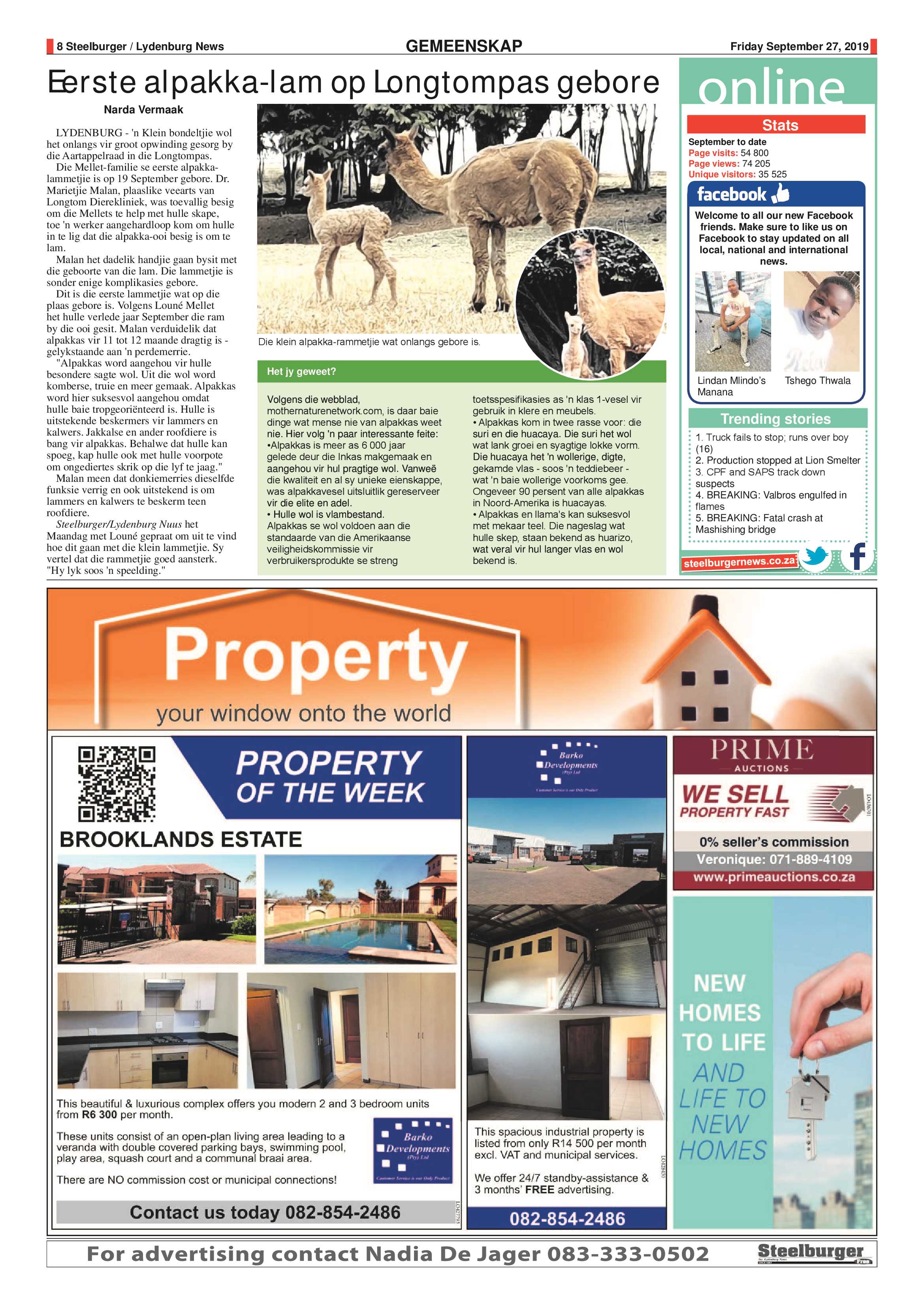 Steelburger News 27 September 2019 page 8
