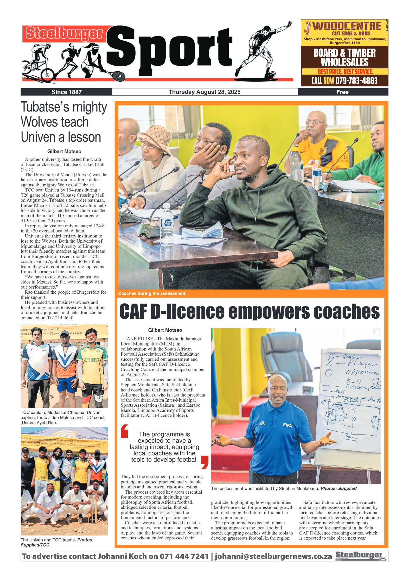 Steelburger News 28 August 2025 page 12