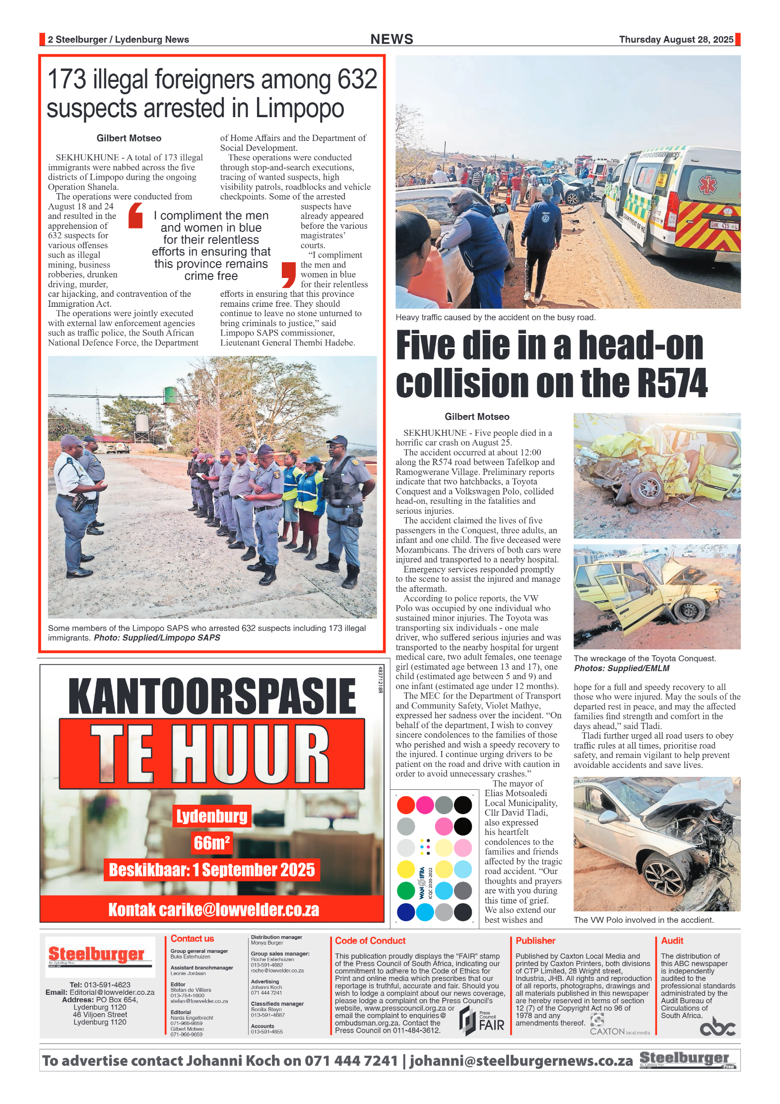 Steelburger News 28 August 2025 page 2