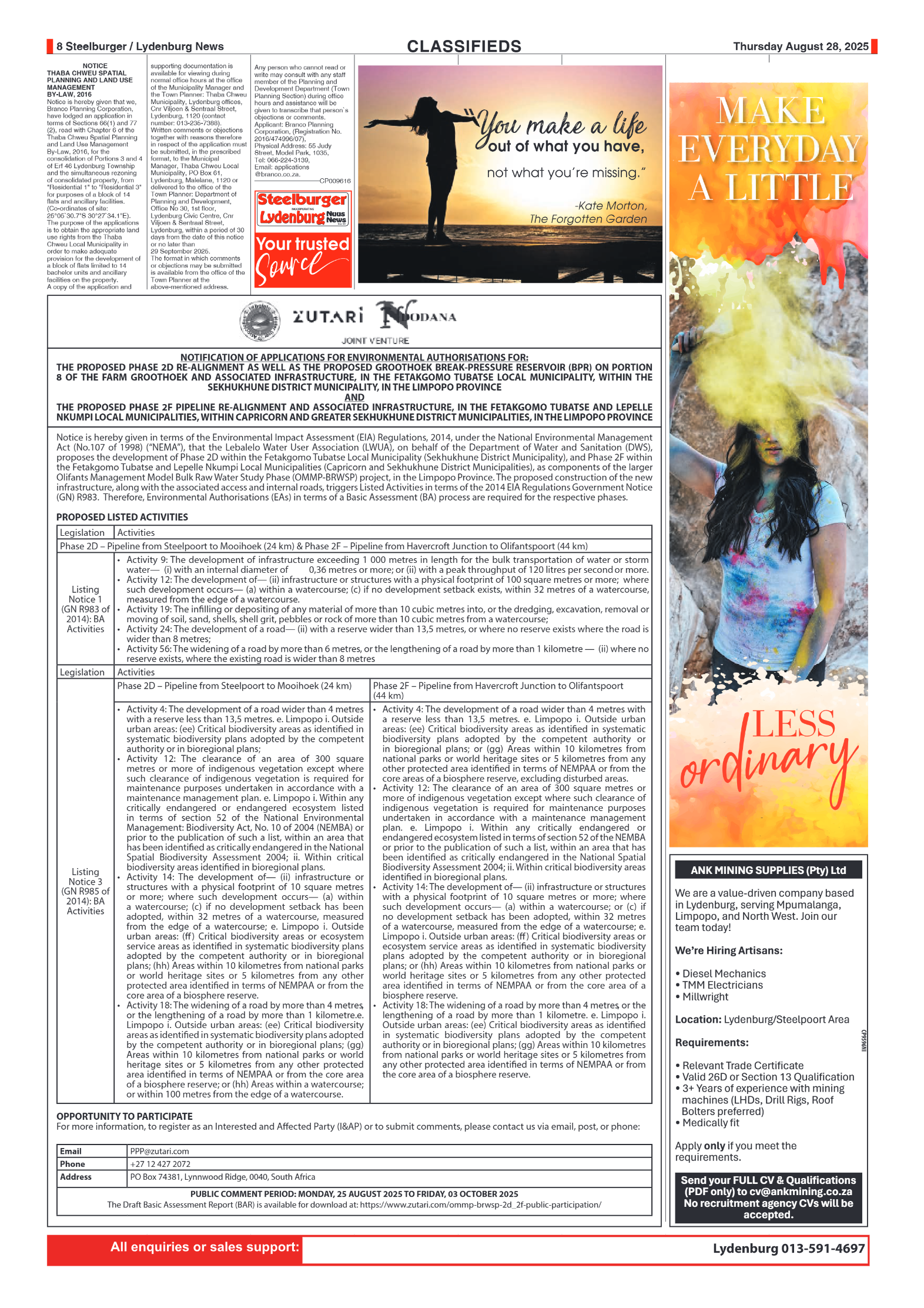 Steelburger News 28 August 2025 page 8