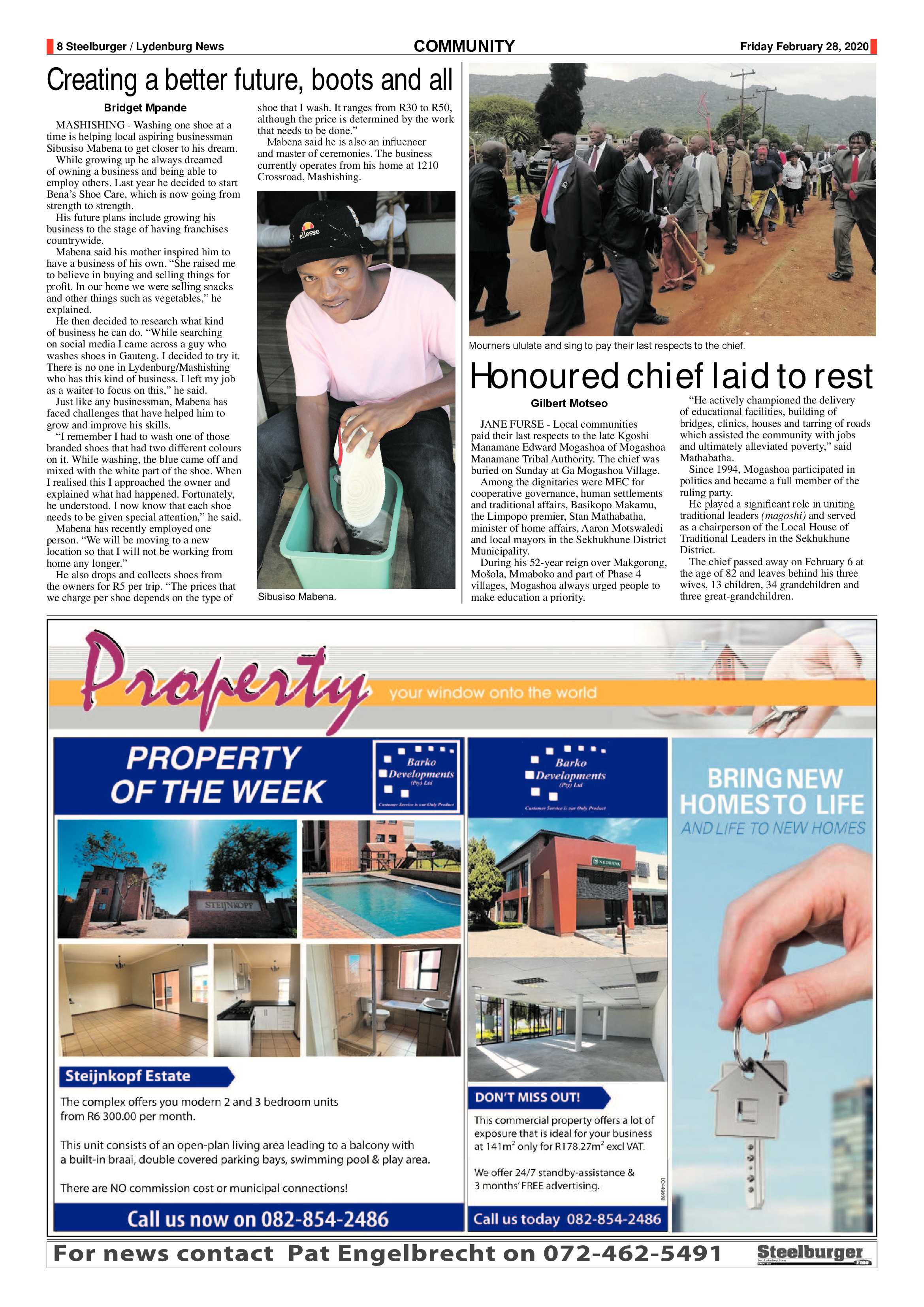 Steelburger News 28 February 2020 page 8