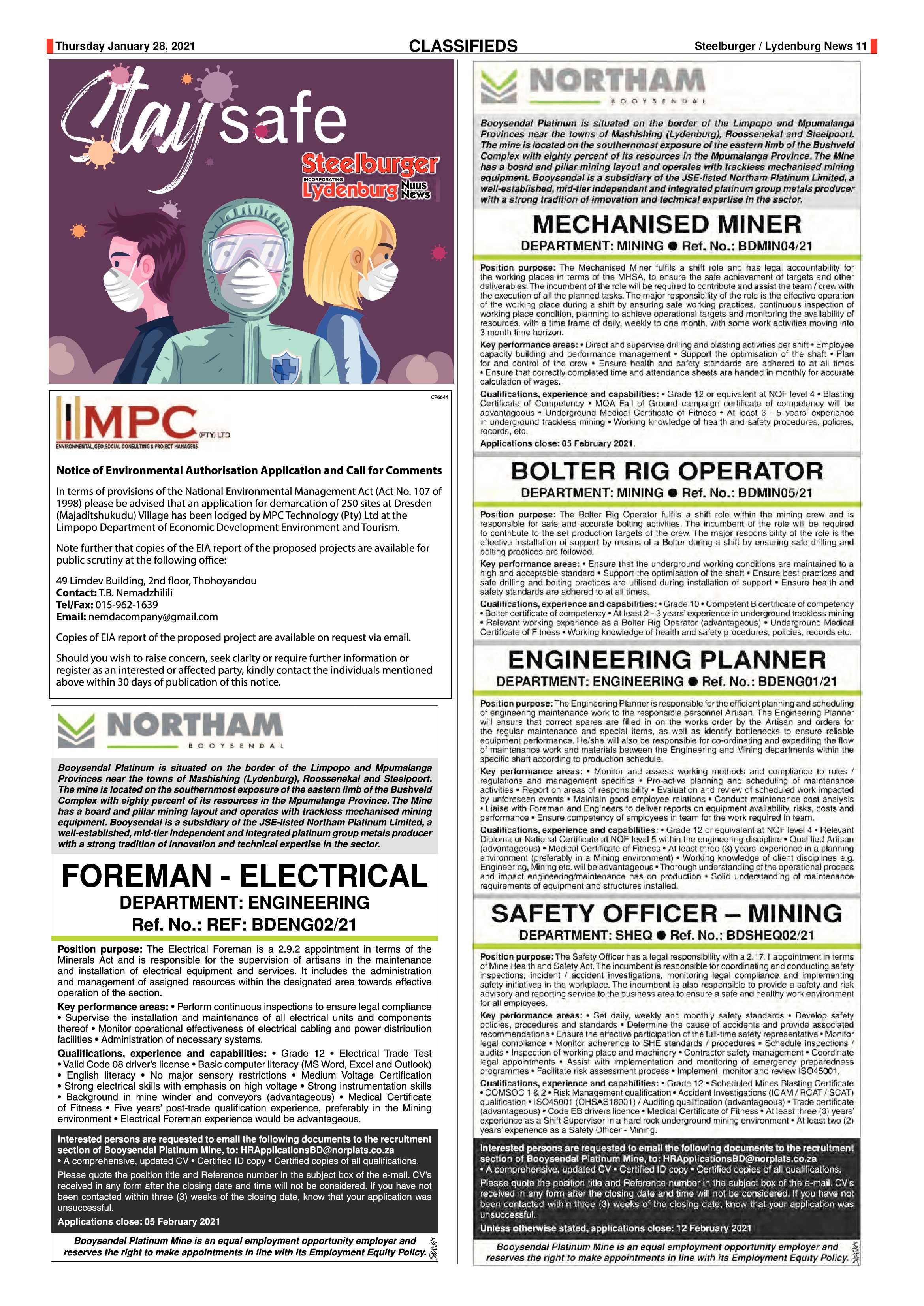Steelburger News 28 January 2021 page 11