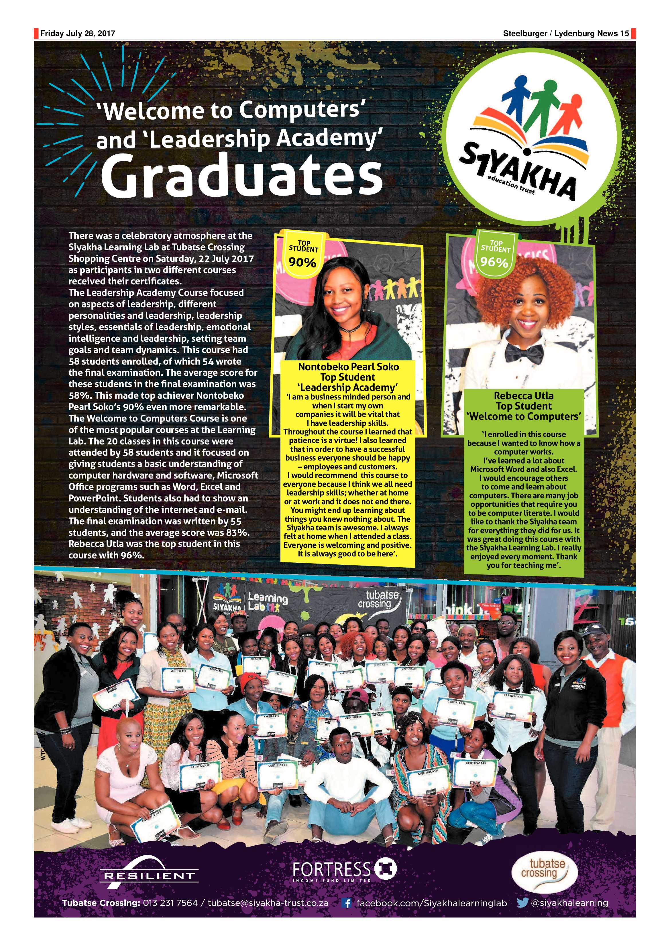 Steelburger News 28 July 2017 page 15