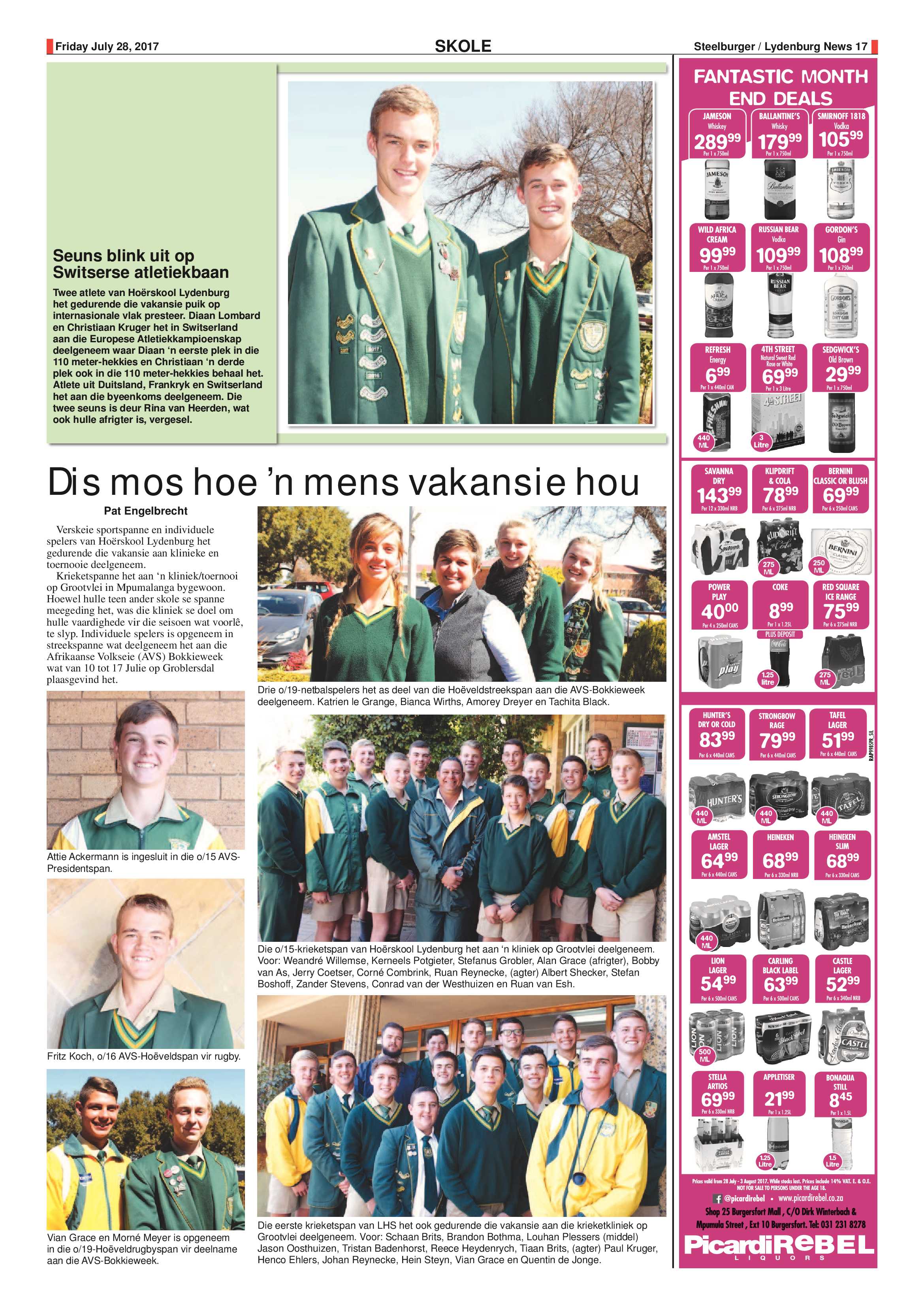 Steelburger News 28 July 2017 page 17
