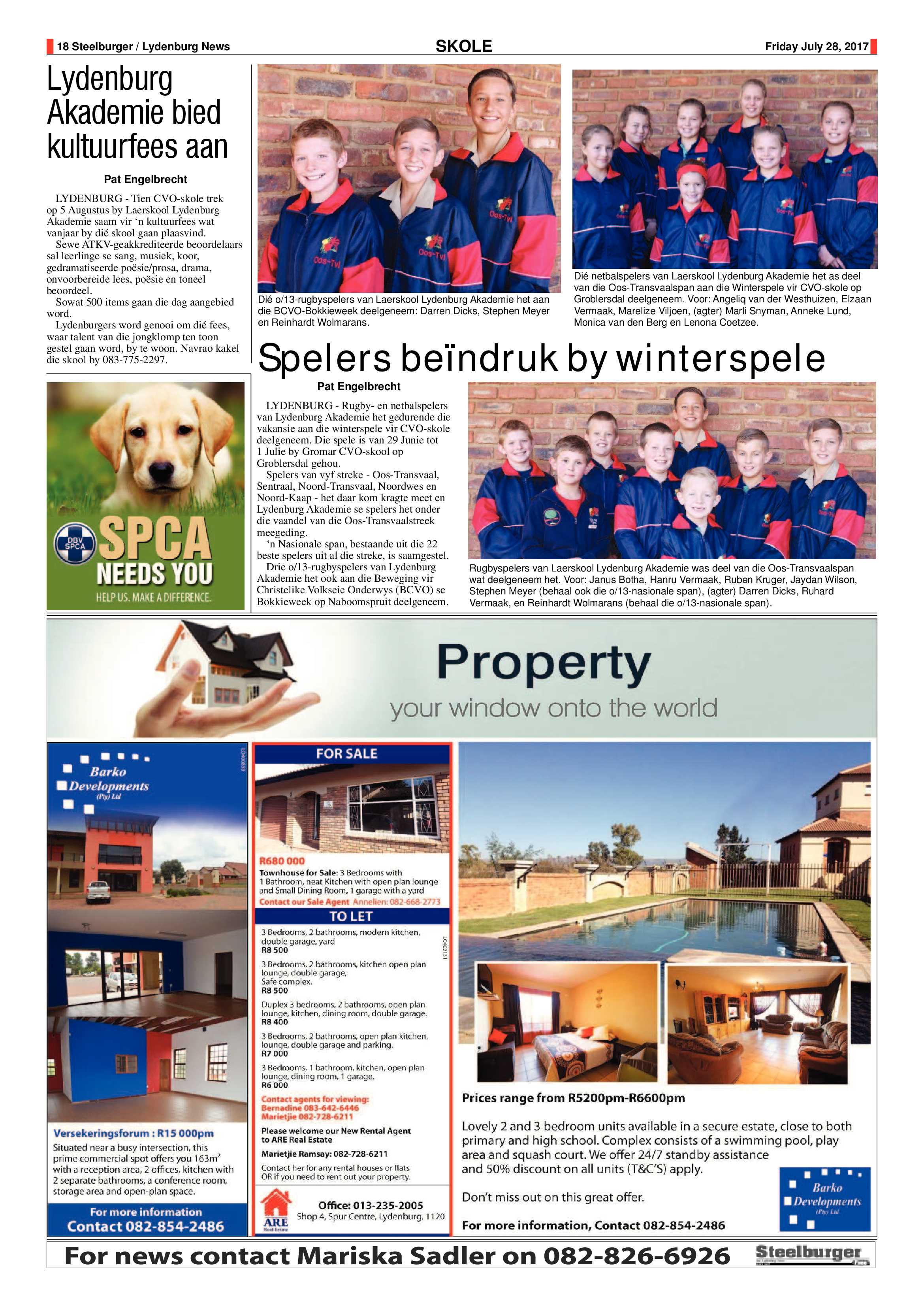 Steelburger News 28 July 2017 page 18