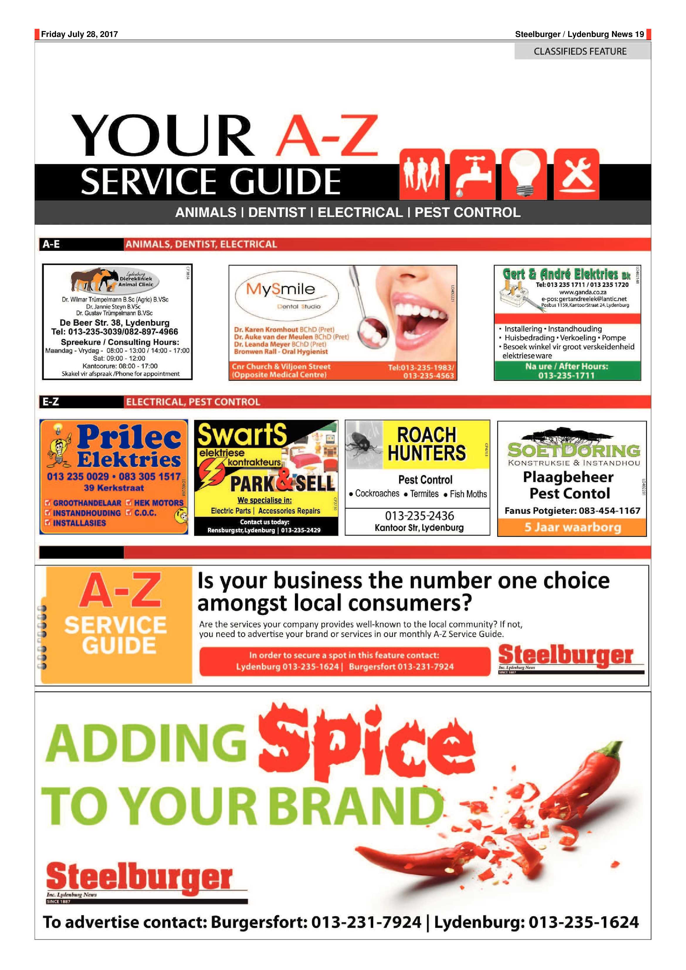Steelburger News 28 July 2017 page 19