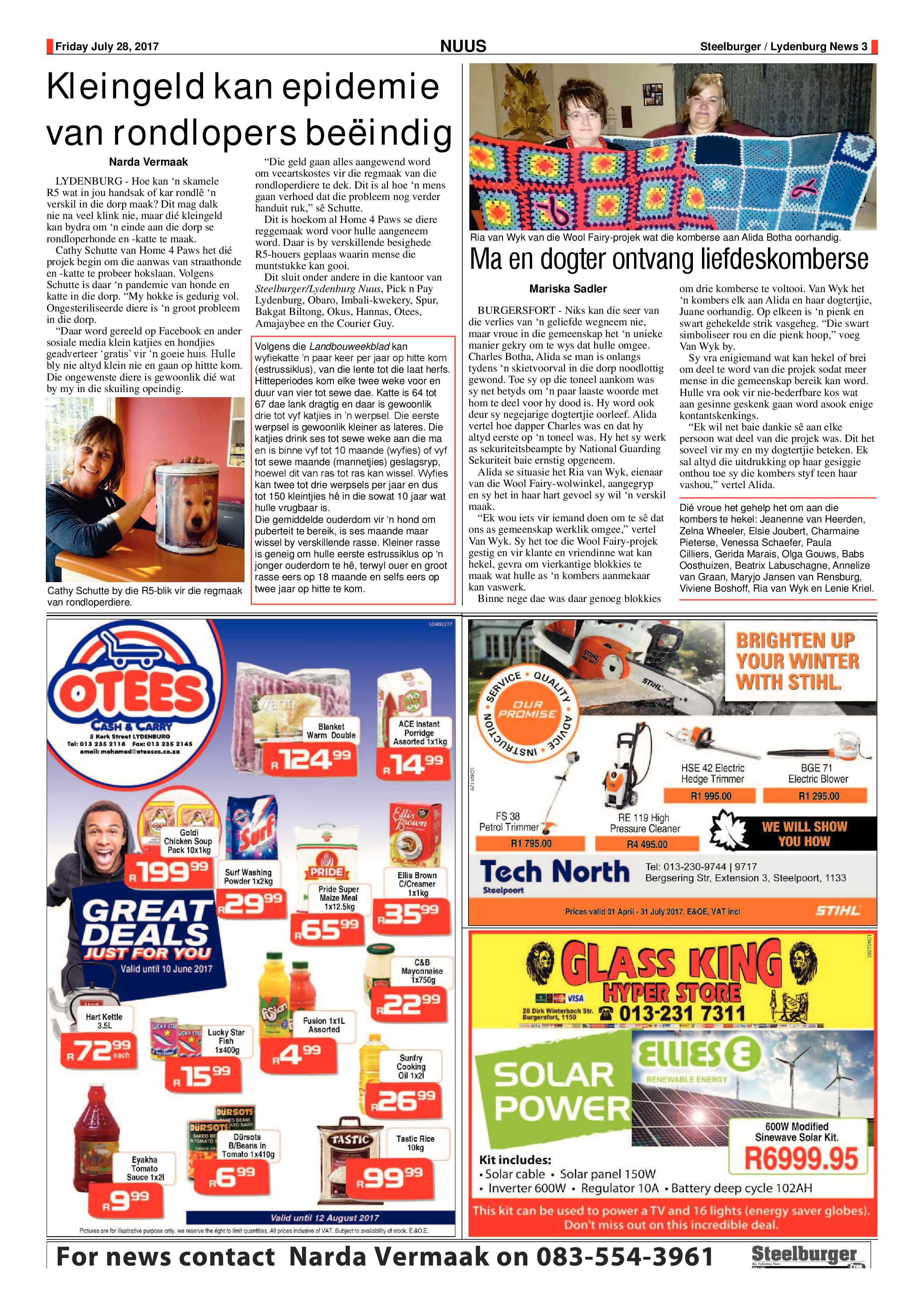 Steelburger News 28 July 2017 page 3