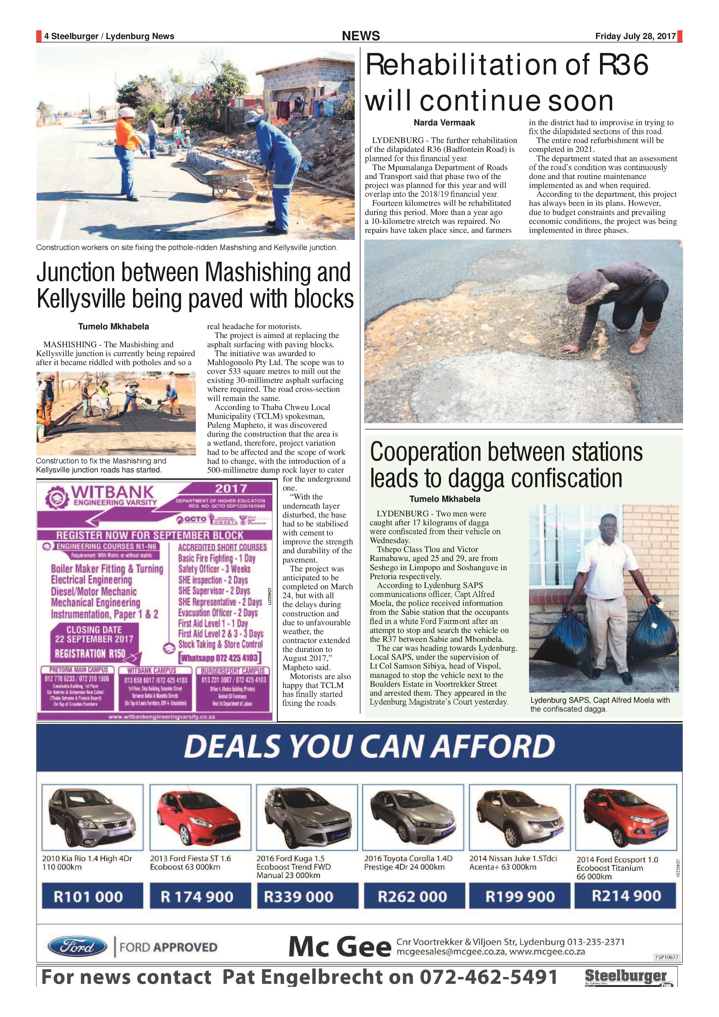 Steelburger News 28 July 2017 page 4